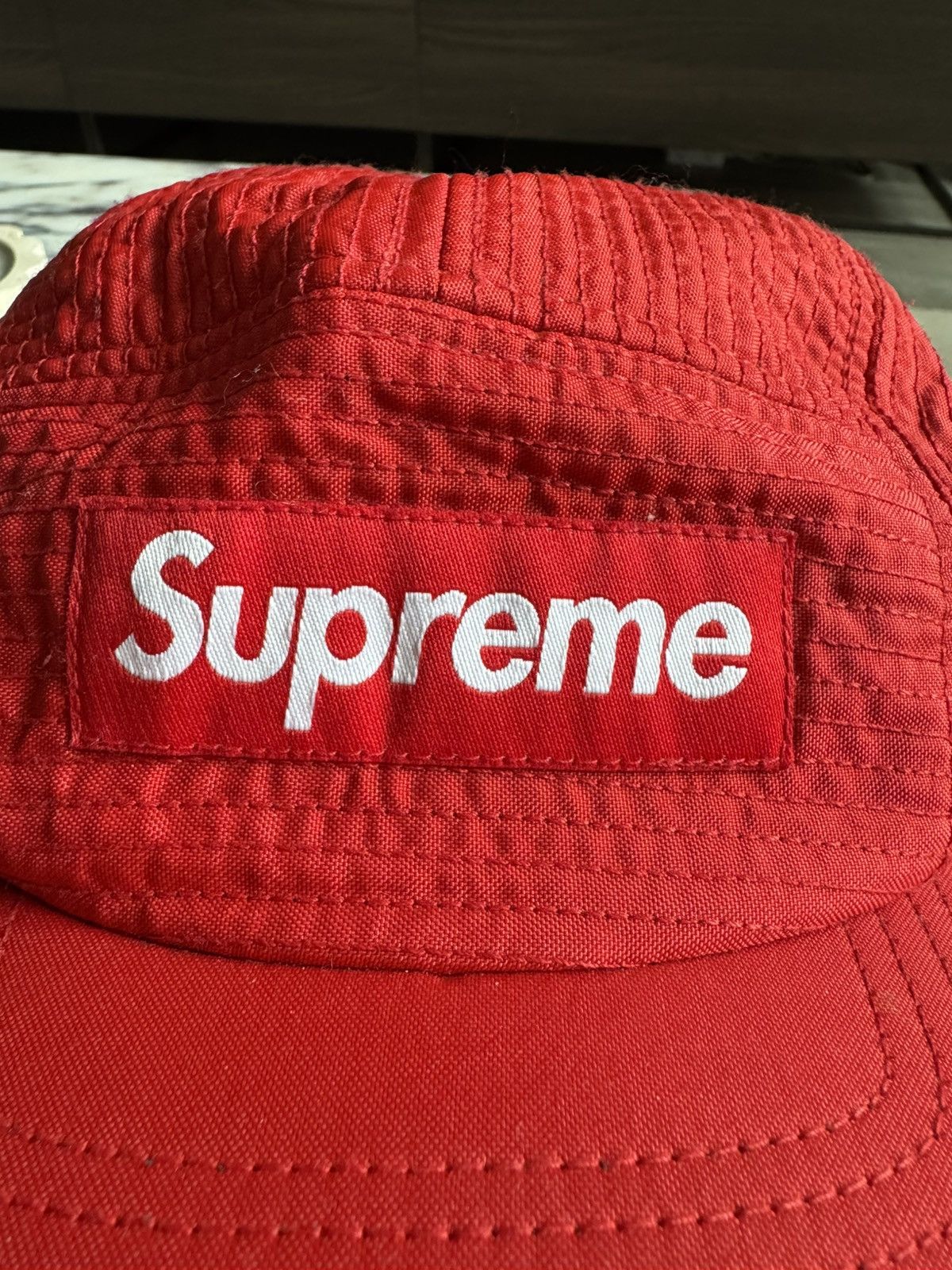 Supreme Supreme Nylon Camp Cap Hat - Red Size ONE SIZE - 2 Thumbnail