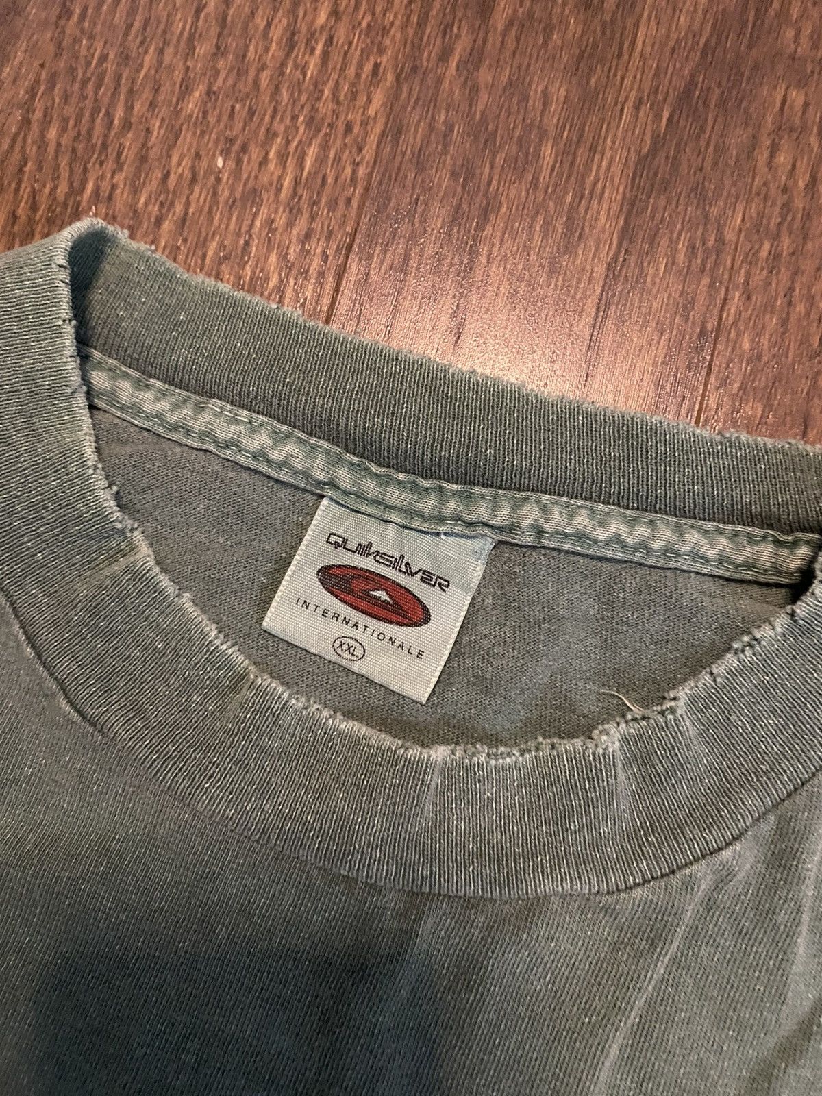 Quiksilver Crazy Vintage 1990’s Single Stitch Quiksilver Tee Size US XXL / EU 58 / 5 - 5 Thumbnail