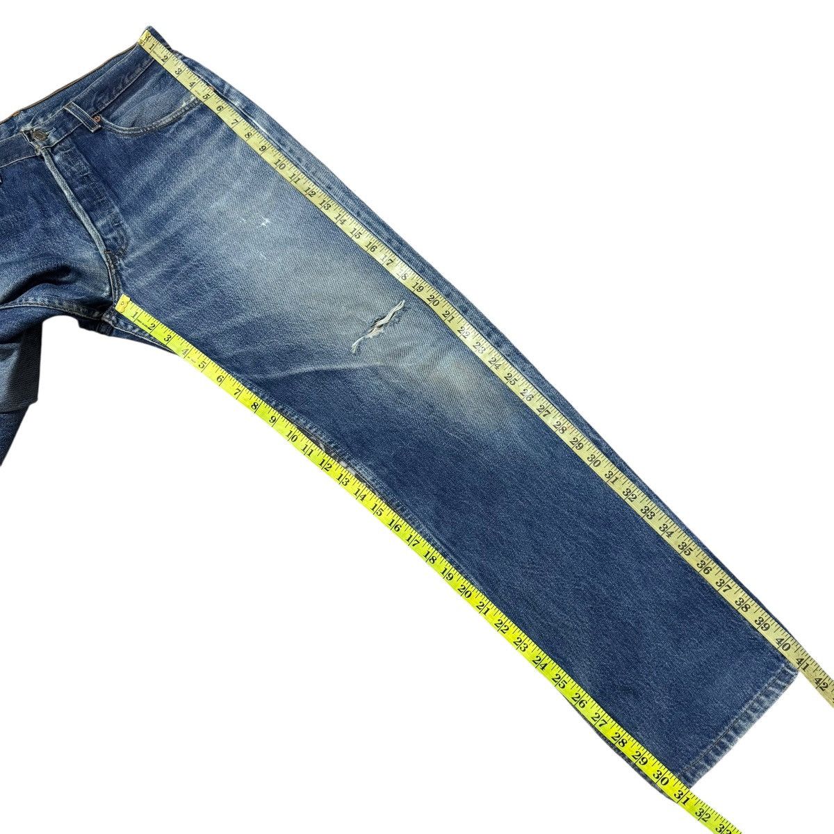 Levi's Vintage Levis 501 Distressed Denim Jeans Size US 32 / EU 48 - 19 Thumbnail