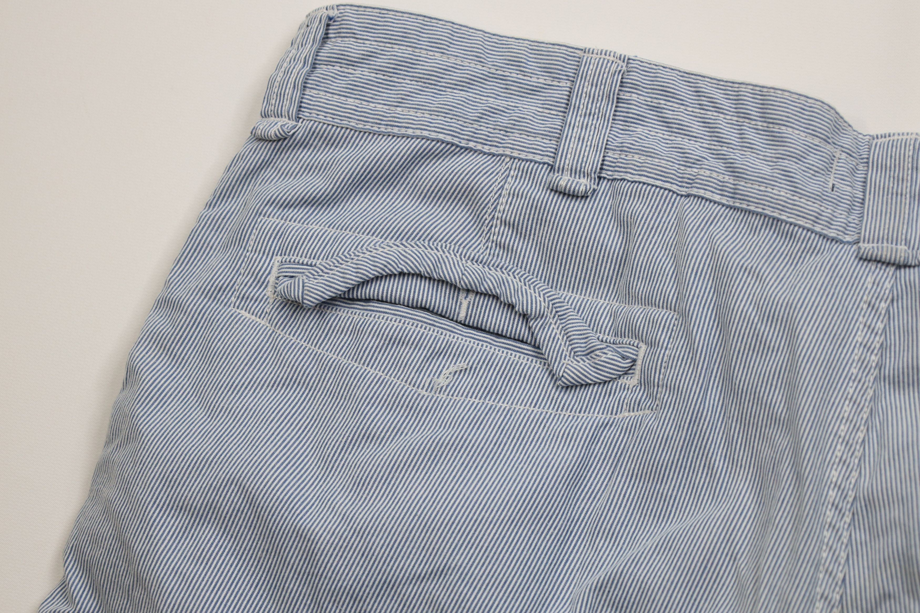 Ralph Lauren Vintage Ralph Lauren Hickory Striped Cargo Shorts Cotton Size US 43 - 11 Thumbnail