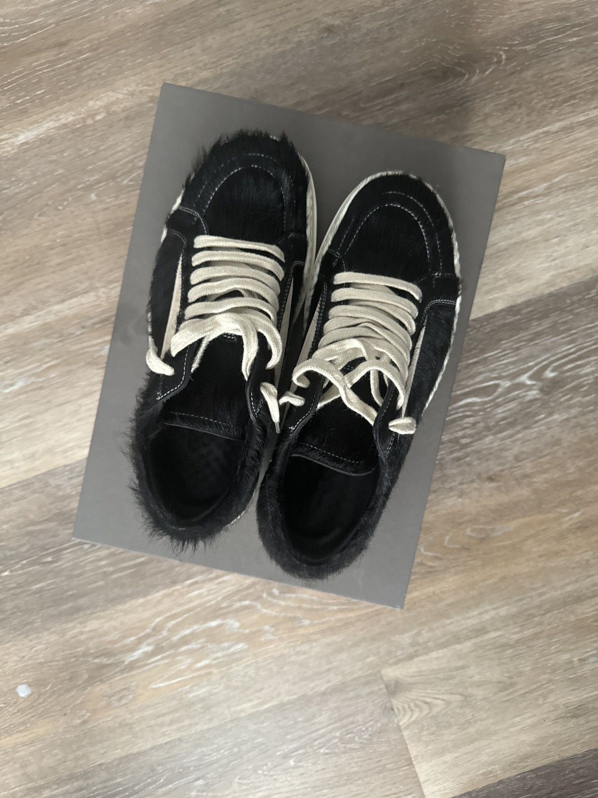 Rick Owens Black Vintage Sneakers Size US 7 / EU 40 - 2 Thumbnail