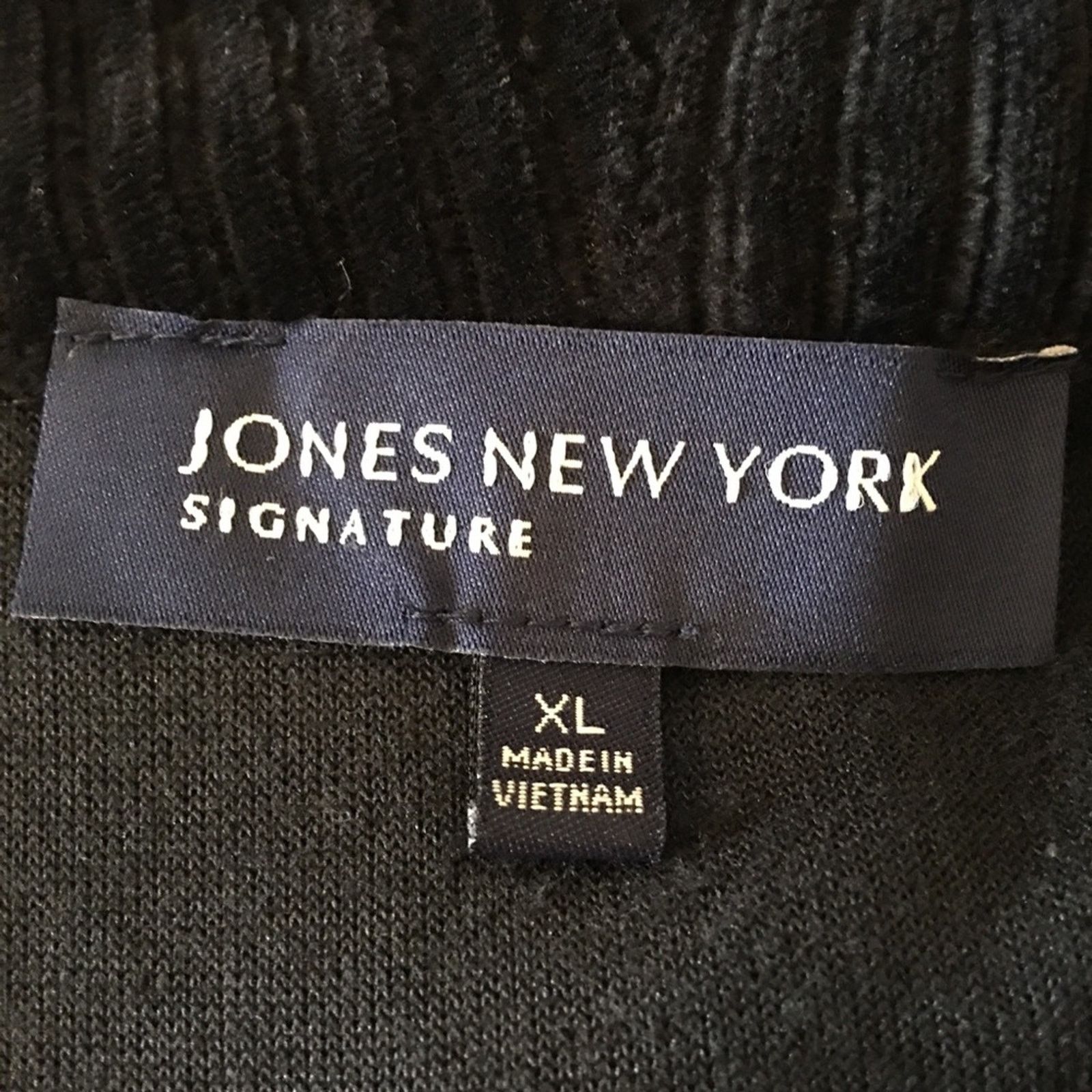 Jones New York Vintage 90s Jones New York Signature velour jacket Size XL / US 12-14 / IT 48-50 - 7 Thumbnail