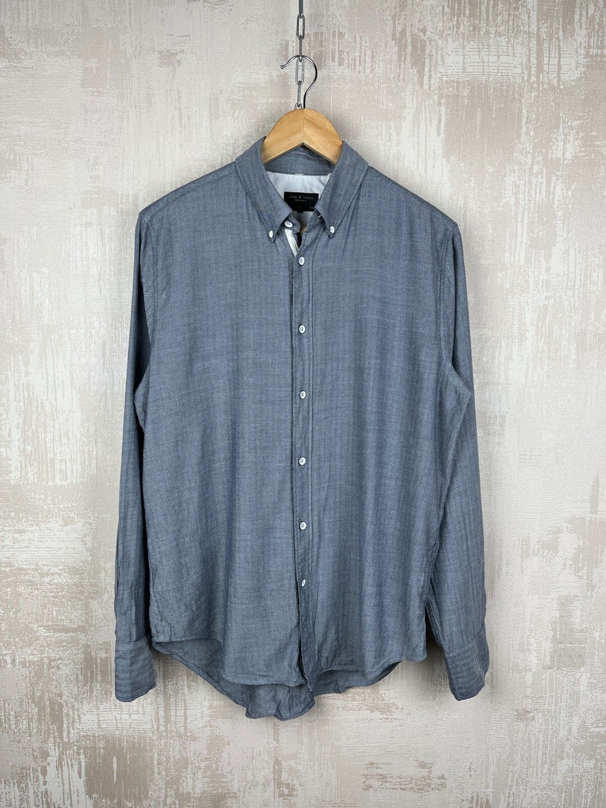 Rag & Bone Rag & Bone New York Cotton Long Sleeve Shirt Button Down Size US M / EU 48-50 / 2 - 3 Thumbnail