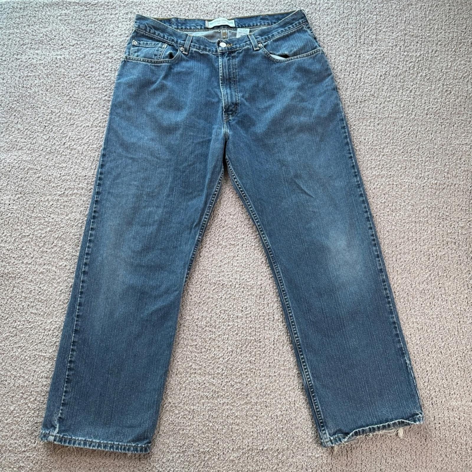 Levi's Levis 559 Jeans Mens 38x30 Relaxed Straight Blue Medium Wash Size US 38 / EU 54 - 1 Thumbnail