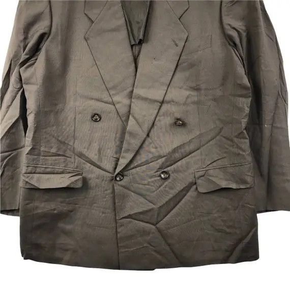 Lanvin Vtg LANVIN STUDIO COLLECTION Double Breasted Blazer Coat Size 46R - 5 Thumbnail