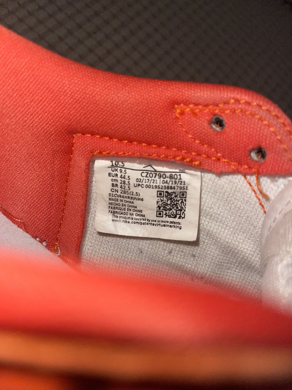 Jordan Brand Jordan 1 low starfish Size US 10.5 / EU 43-44 - 7 Thumbnail
