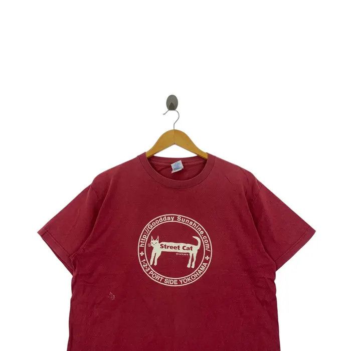 Vintage STREET CAT YOKOHAMA Katsumi Good Day Sunshine Tee Shirt Size L / US 10 / IT 46 - 2 Thumbnail