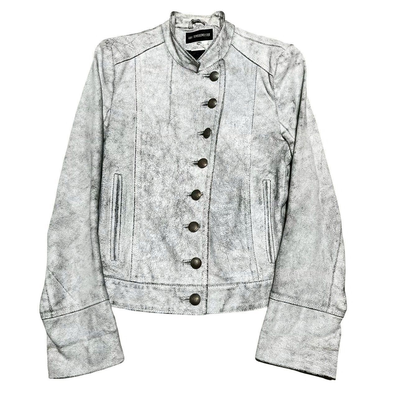 Ann Demeulemeester ANN DEMEULEMEESTER 2002SS LEATHER JACKET Size US XS / EU 42 / 0 - 1 Thumbnail