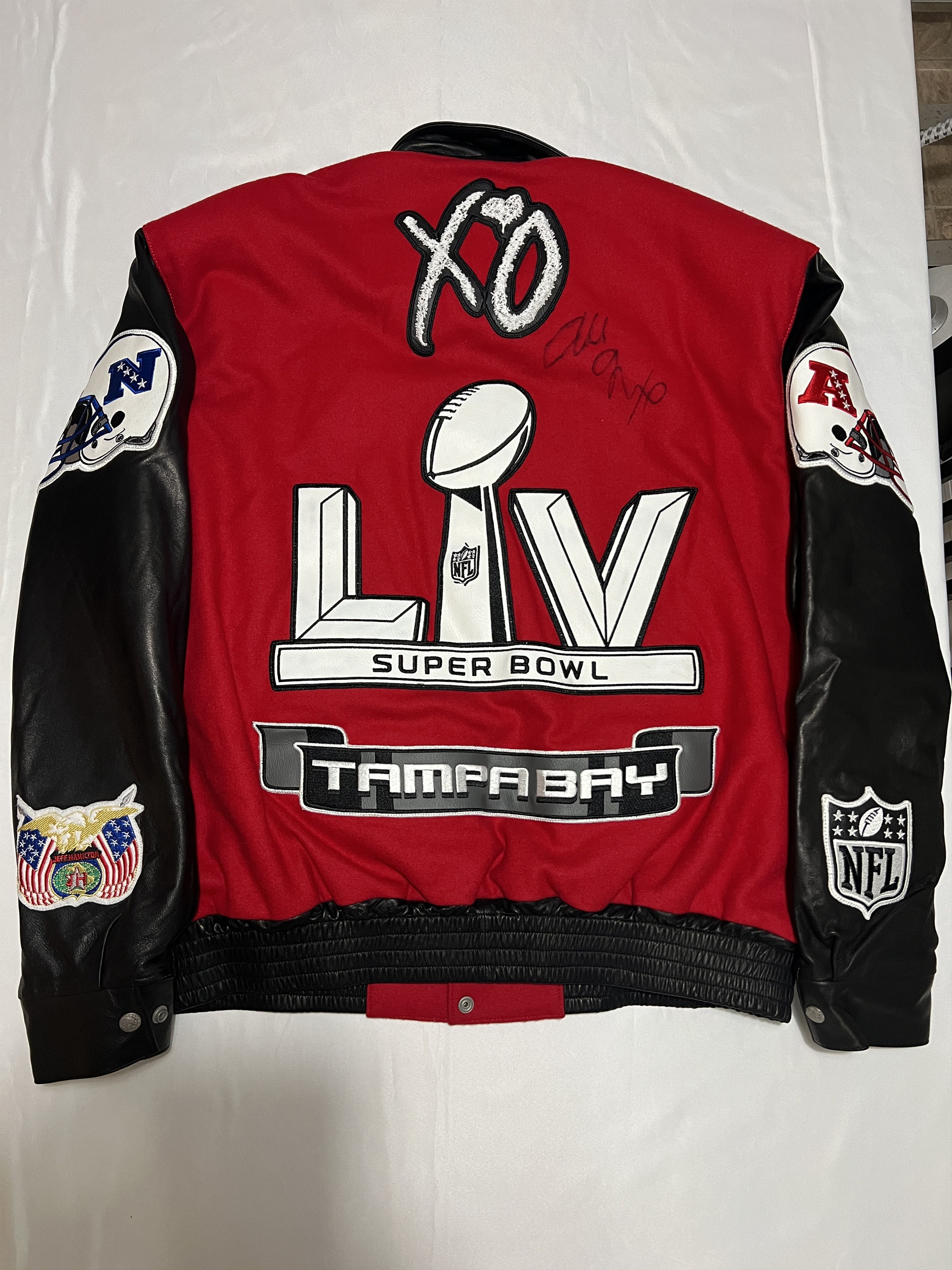 Jeff Hamilton *Signed By The Weeknd* x Jeff Hamilton XO Super Bowl Jacket Size US L / EU 52-54 / 3 - 5 Thumbnail