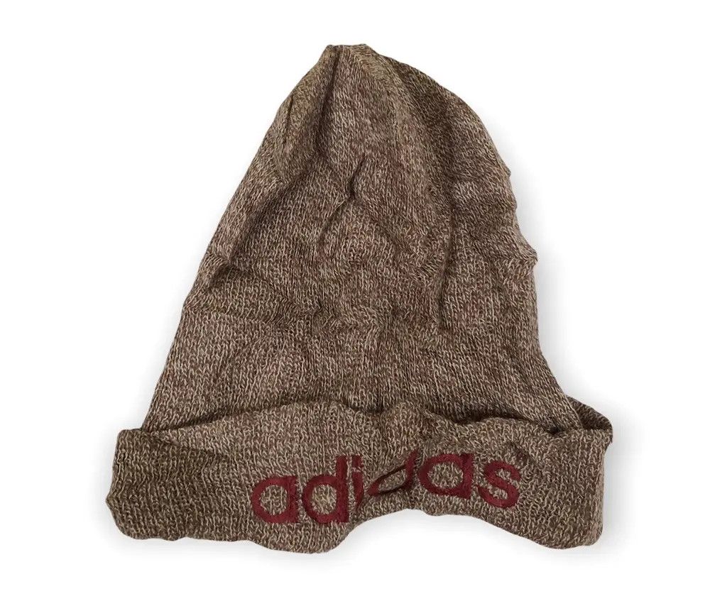 Adidas Vintage Adidas Spell Out beanie Size ONE SIZE - 3 Thumbnail
