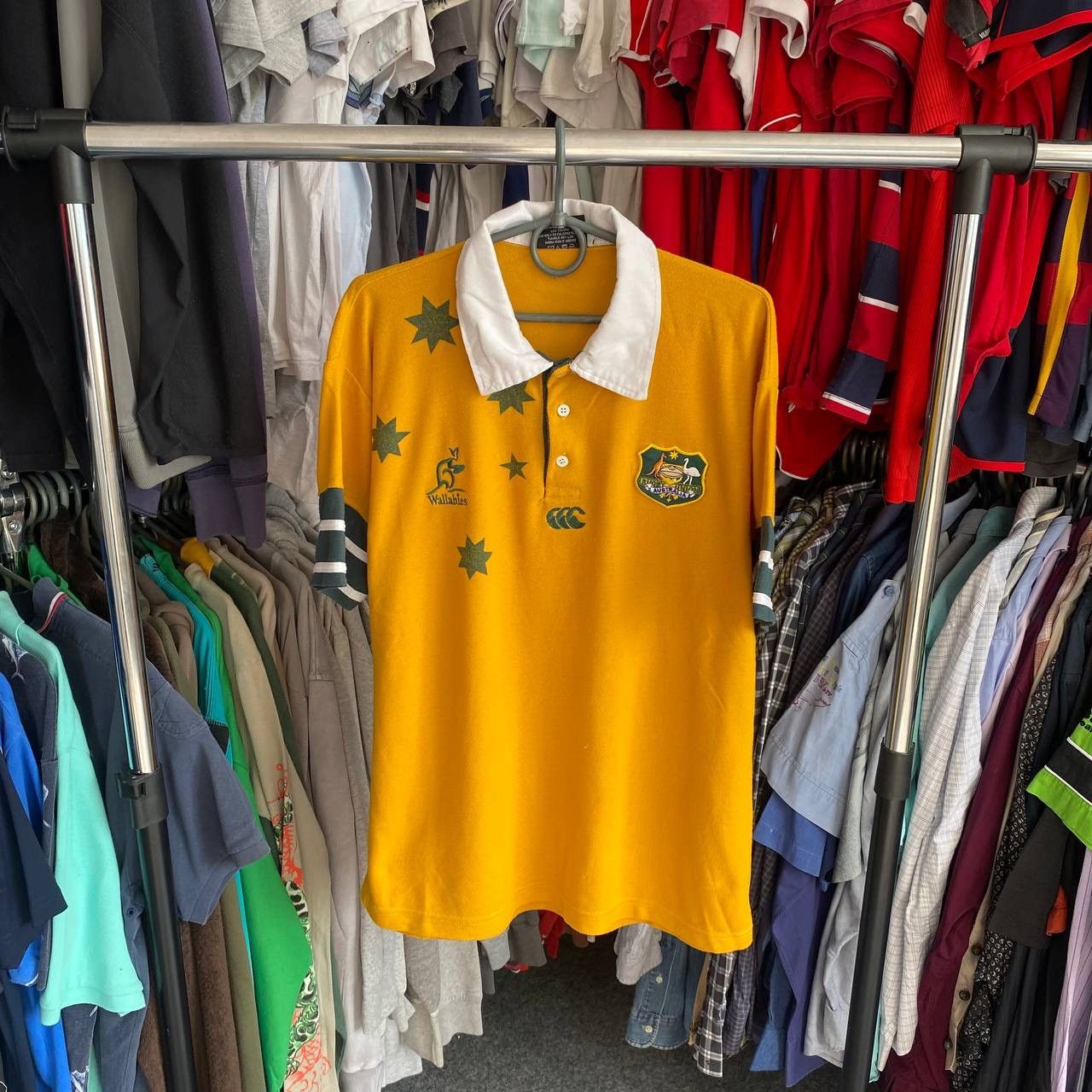 Vintage Australia Rugby 90’s Sponsors y2k Wallabies polo