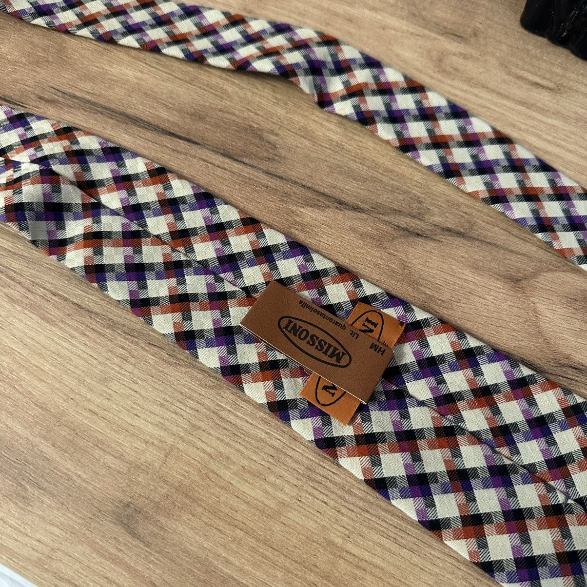 Missoni Luxury New Missoni Tie Silk Made In Italy Old Money Y2K 00s Size ONE SIZE - 4 Thumbnail