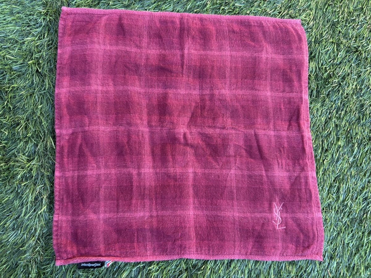 Japanese Brand × Vintage × Yves Saint Laurent Handkerchief Vintage YSL Size 30 - 1 Thumbnail