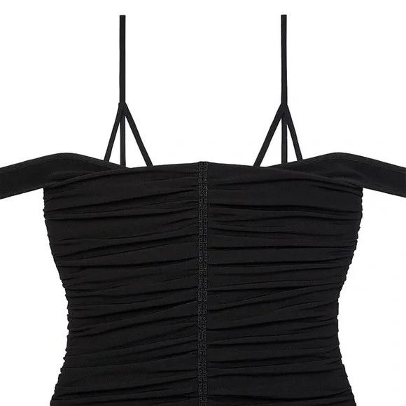 Givenchy GIVENCHY Black Ruched Minidress - NEW WITH TAGS Size XXS / US 00 / IT 34 - 13 Thumbnail