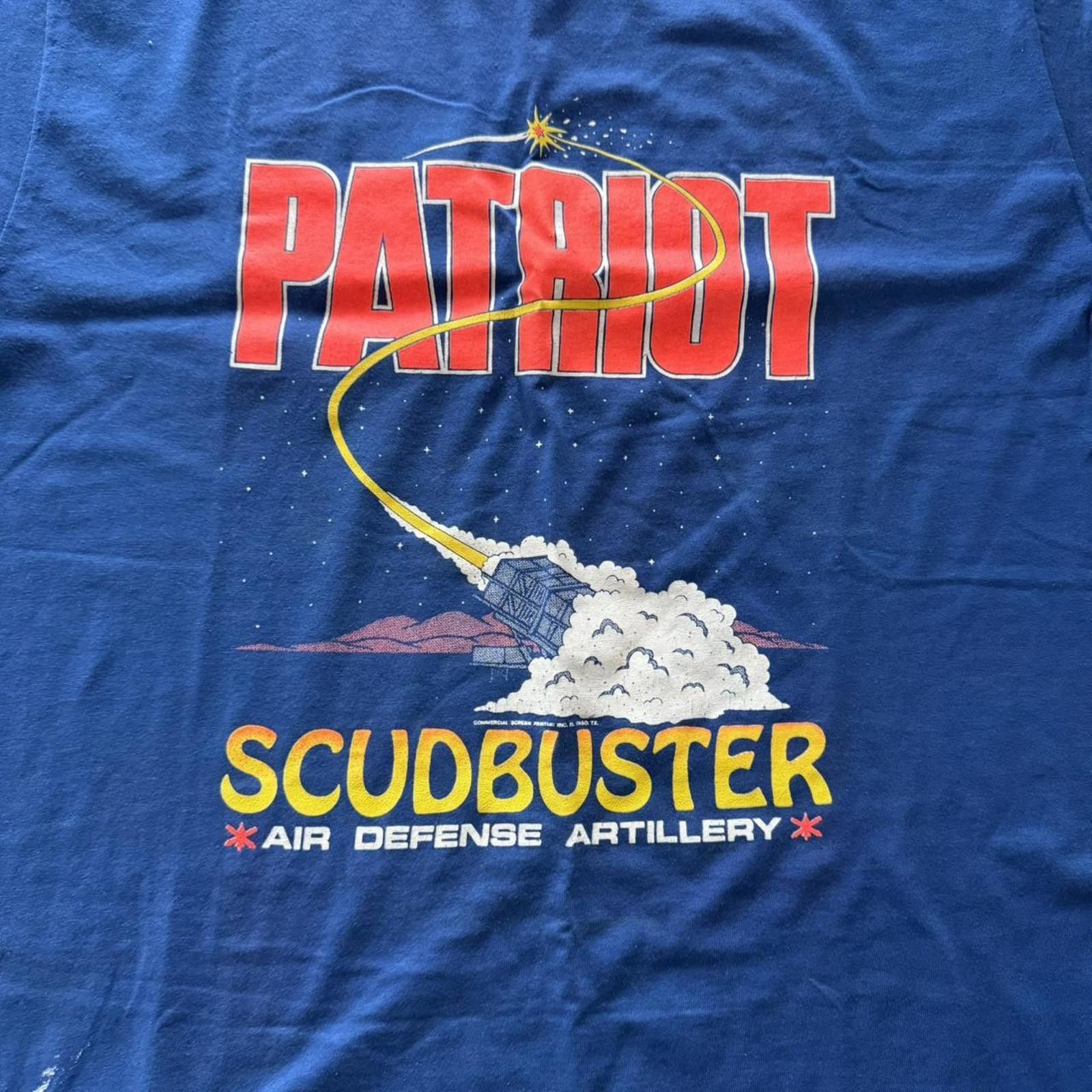Jerzees 80s 90s Patriot Scudbuster Air Defense Artillery Tee Men XL Size US XL / EU 56 / 4 - 2 Thumbnail