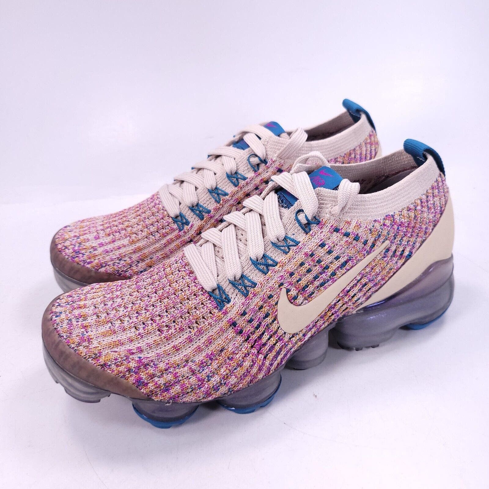 image of Nike Air Vapormax Flyknit 3 Shoe Womens Size 5 Aj6910-007 in Pink