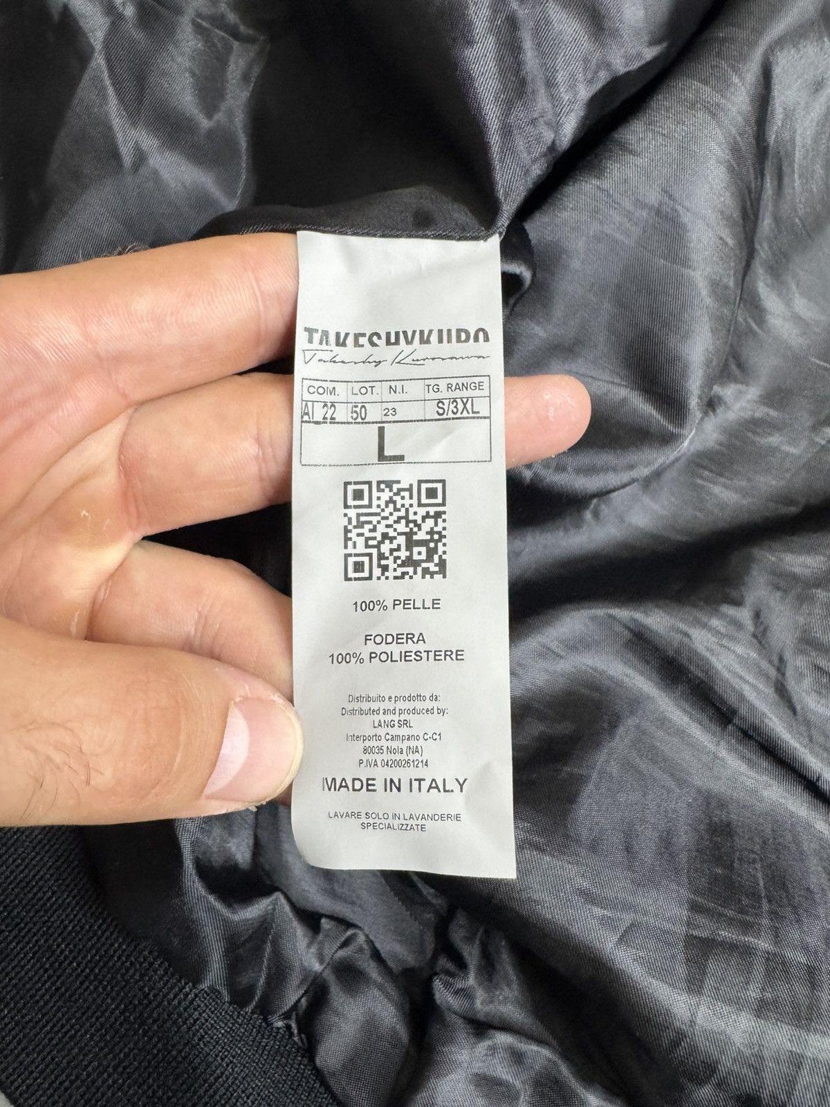 Takeshy Kurosawa Takeshy Kurosawa leather jacket Size US L / EU 52-54 / 3 - 4 Thumbnail