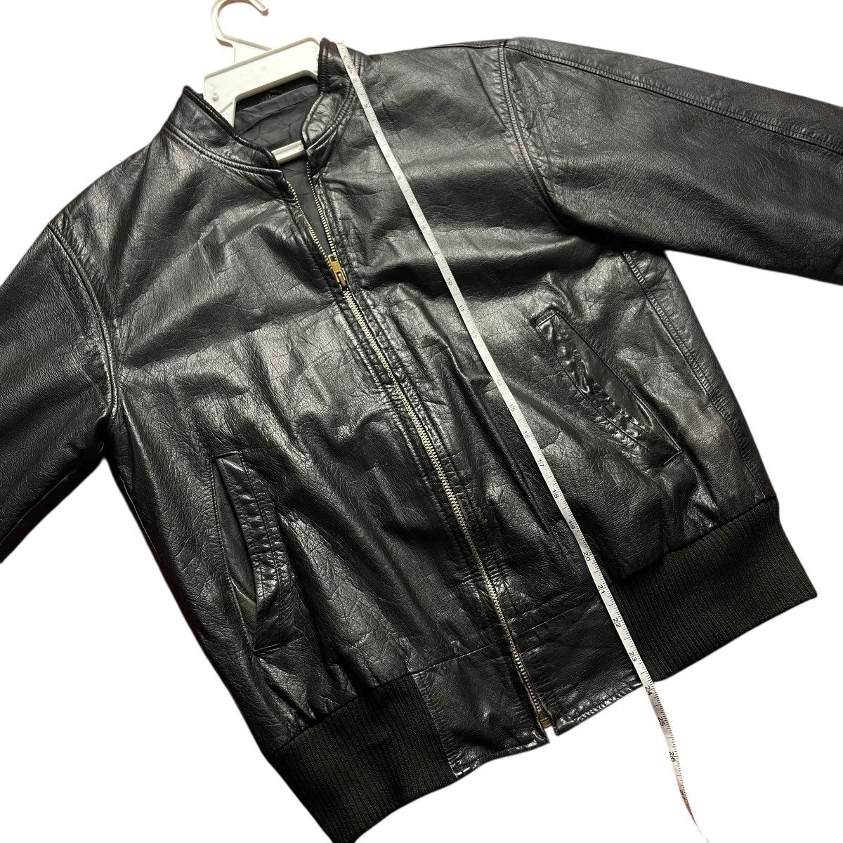 14th Addiction VINTAGE DISTRESSED JAPANESE GENUNE LEATHER BOMBER JACKET Size US L / EU 52-54 / 3 - 12 Thumbnail