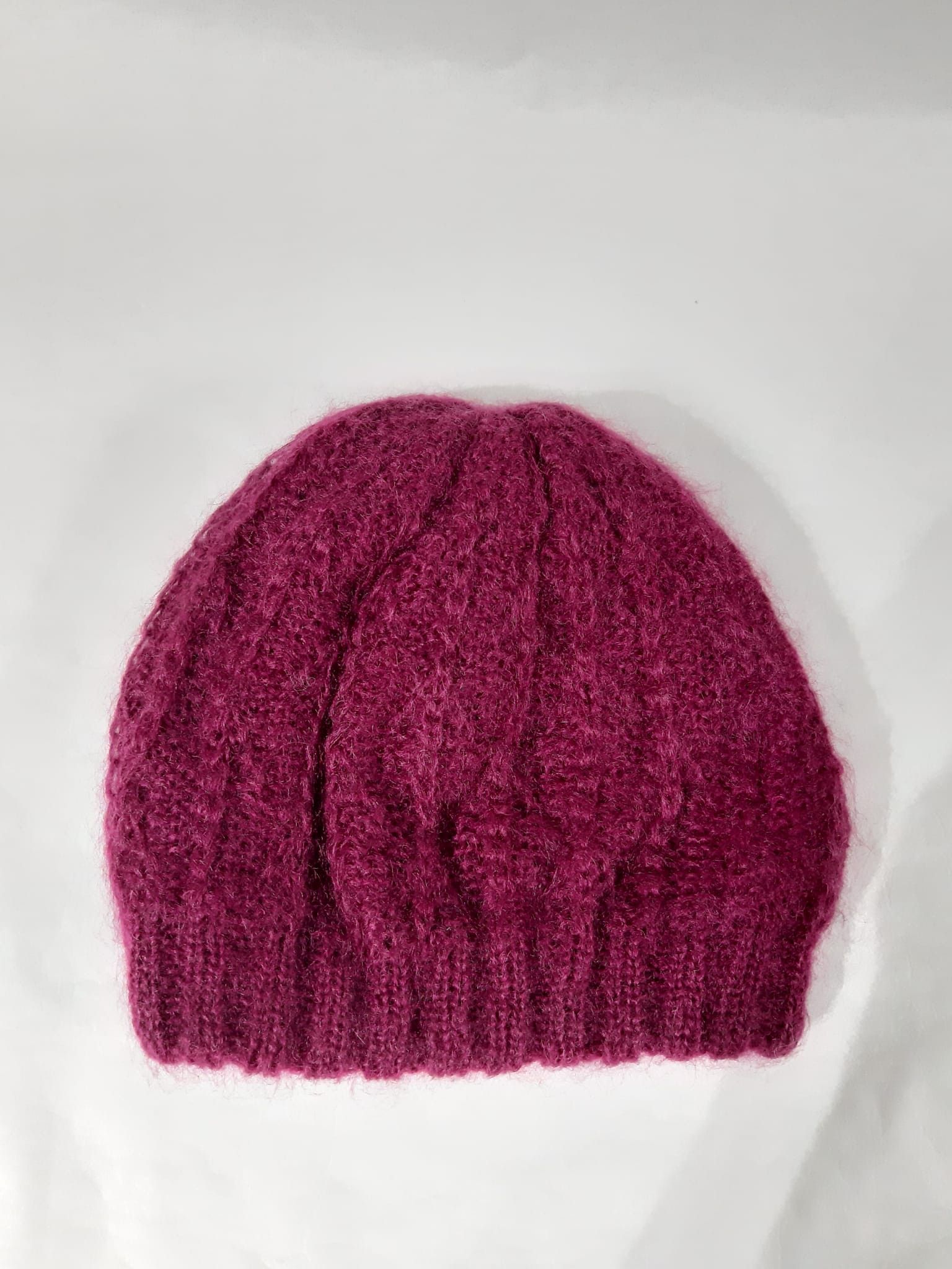 Miu Miu MiuMiu Mohair Cable Knit Beanie 2008 Size ONE SIZE - 1 Thumbnail