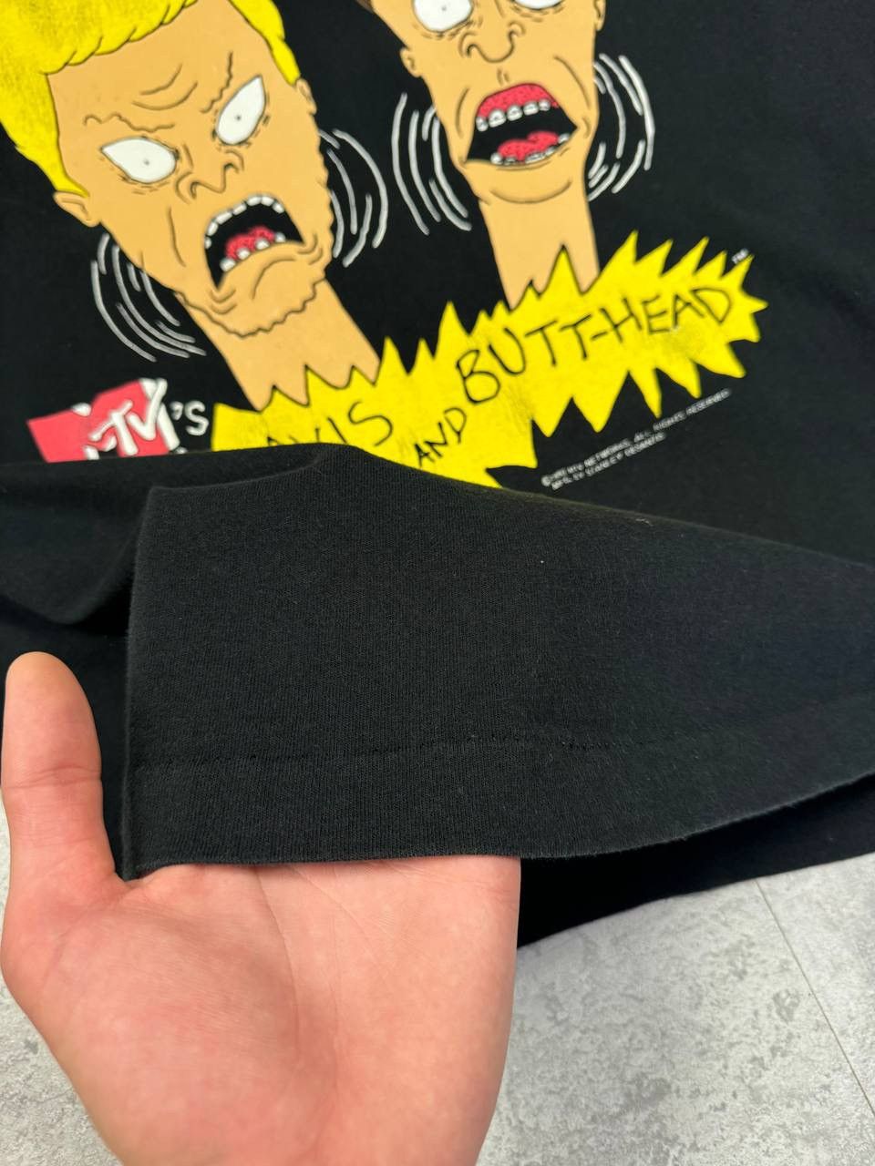Mtv Vintage 1993 Beavis & Butthead T Shirt MTV! "Scared" Size XL Size US XL / EU 56 / 4 - 7 Thumbnail