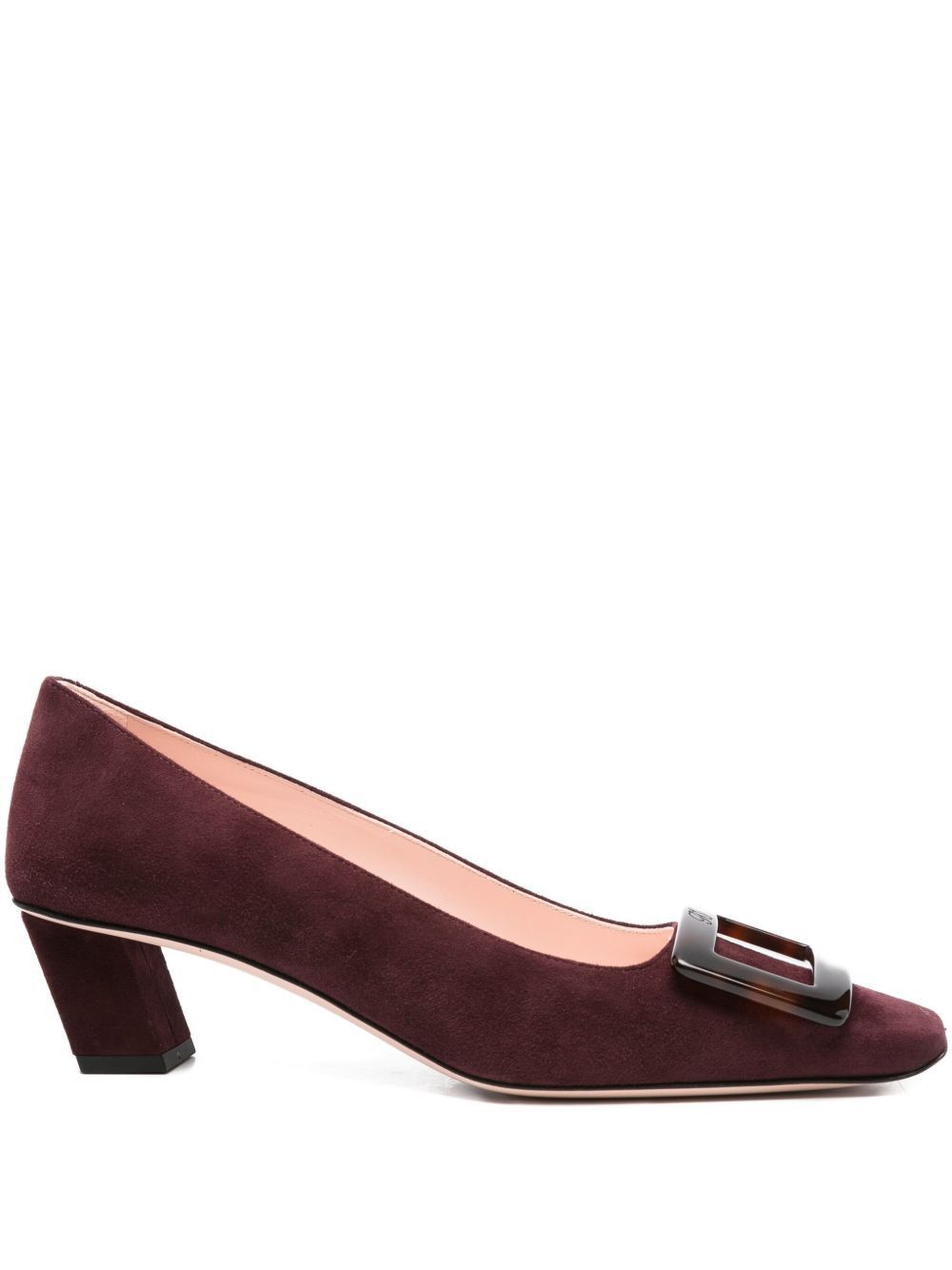 Roger Vivier BELLE VIVIER TURTLE LEATHER PUMPS Size US 6 / IT 36 - 1 Thumbnail
