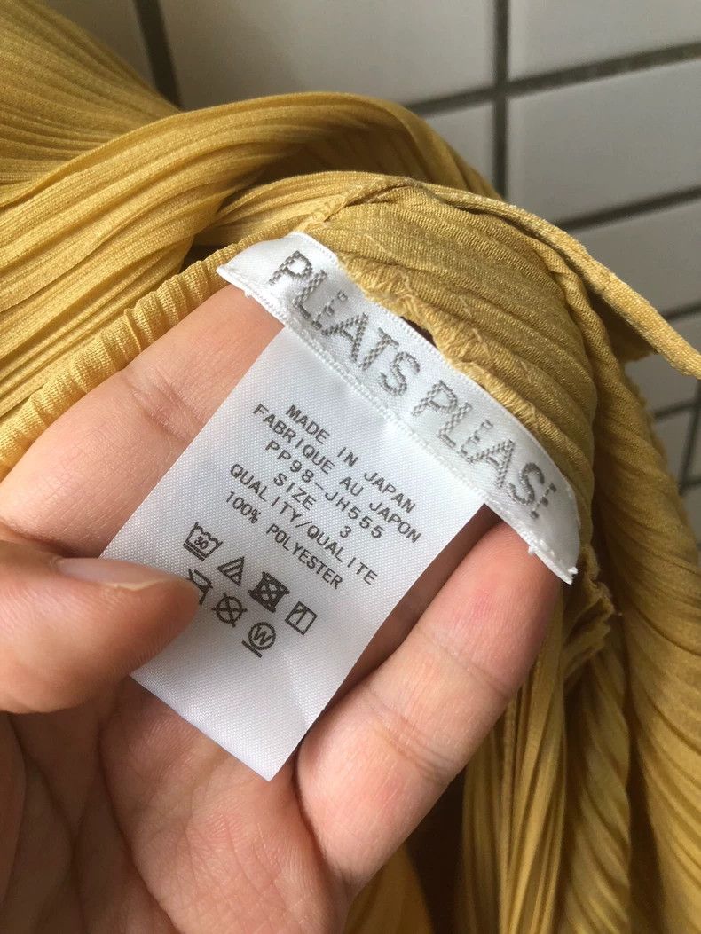 Issey Miyake Issey Miyake size:3 Yellow halter dress Size XS / US 0-2 / IT 36-38 - 2 Thumbnail