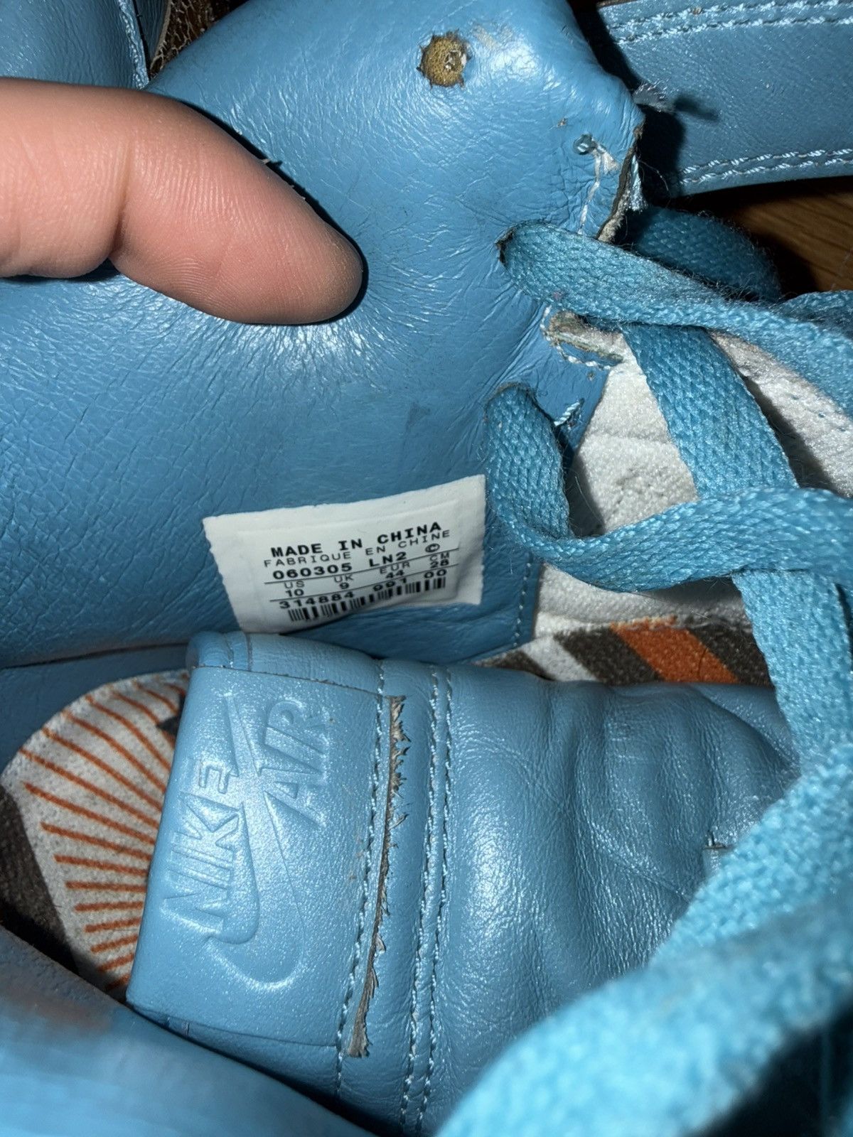 Nike Nike Air Force 1 Mid Top Teal/Gold Size US 10 / EU 43 - 6 Thumbnail