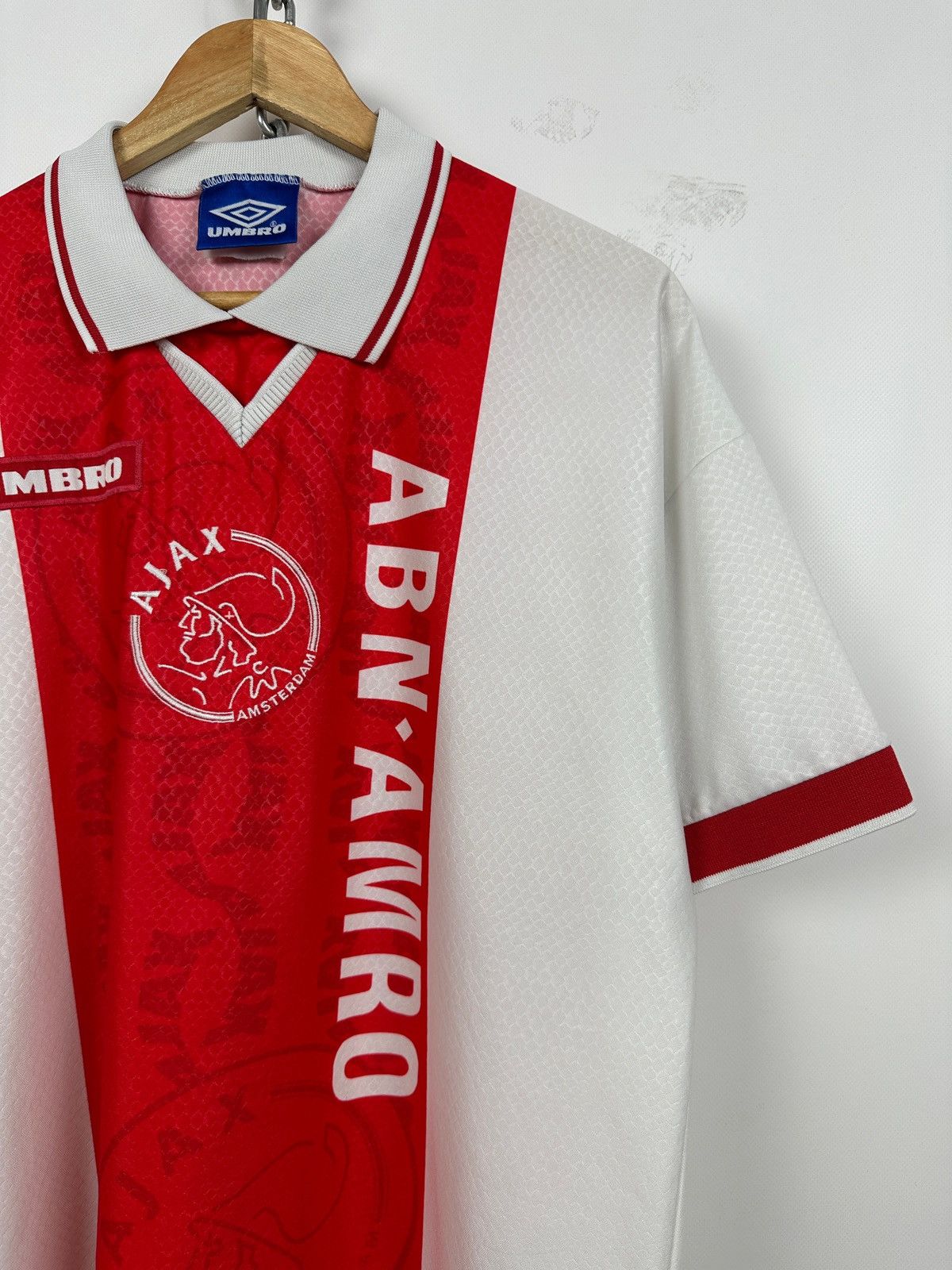 Umbro × Vintage 1998/99 Umbro Ajax Amsterdam Vintage Soccer Jersey Size US XL / EU 56 / 4 - 6 Thumbnail