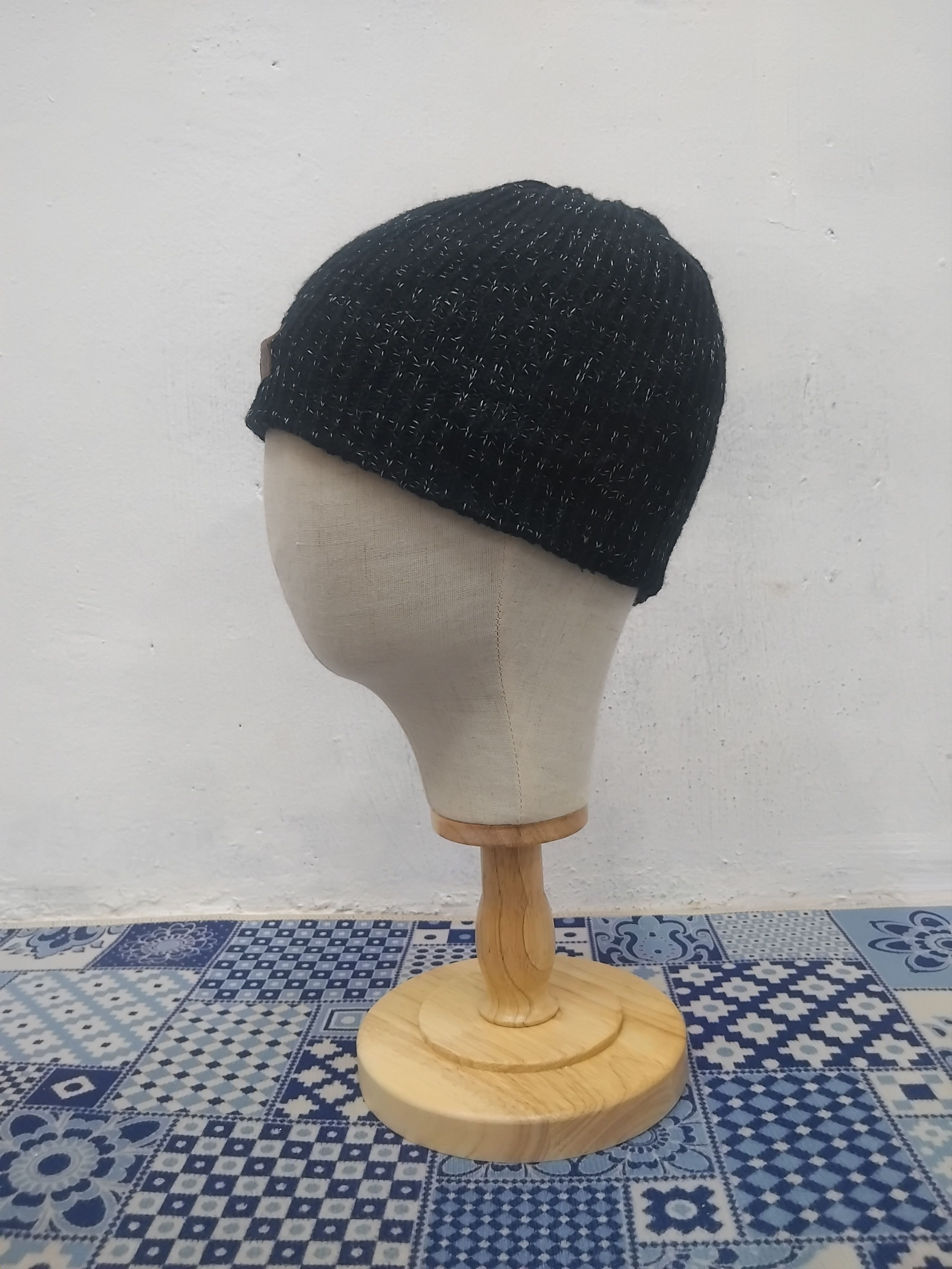 Japanese Brand 💥Planks black colour beanie hat Size ONE SIZE - 4 Thumbnail