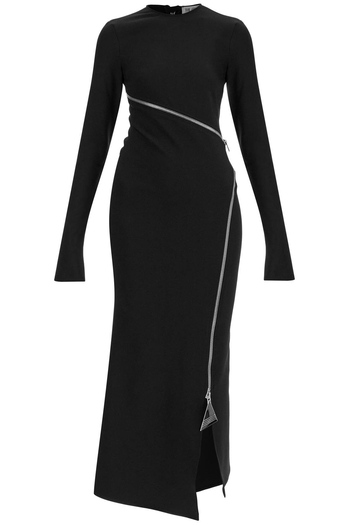 The Attico THE ATTICO Twisted Zip Midi Dress With Size S / US 4 / IT 40 - 1 Thumbnail