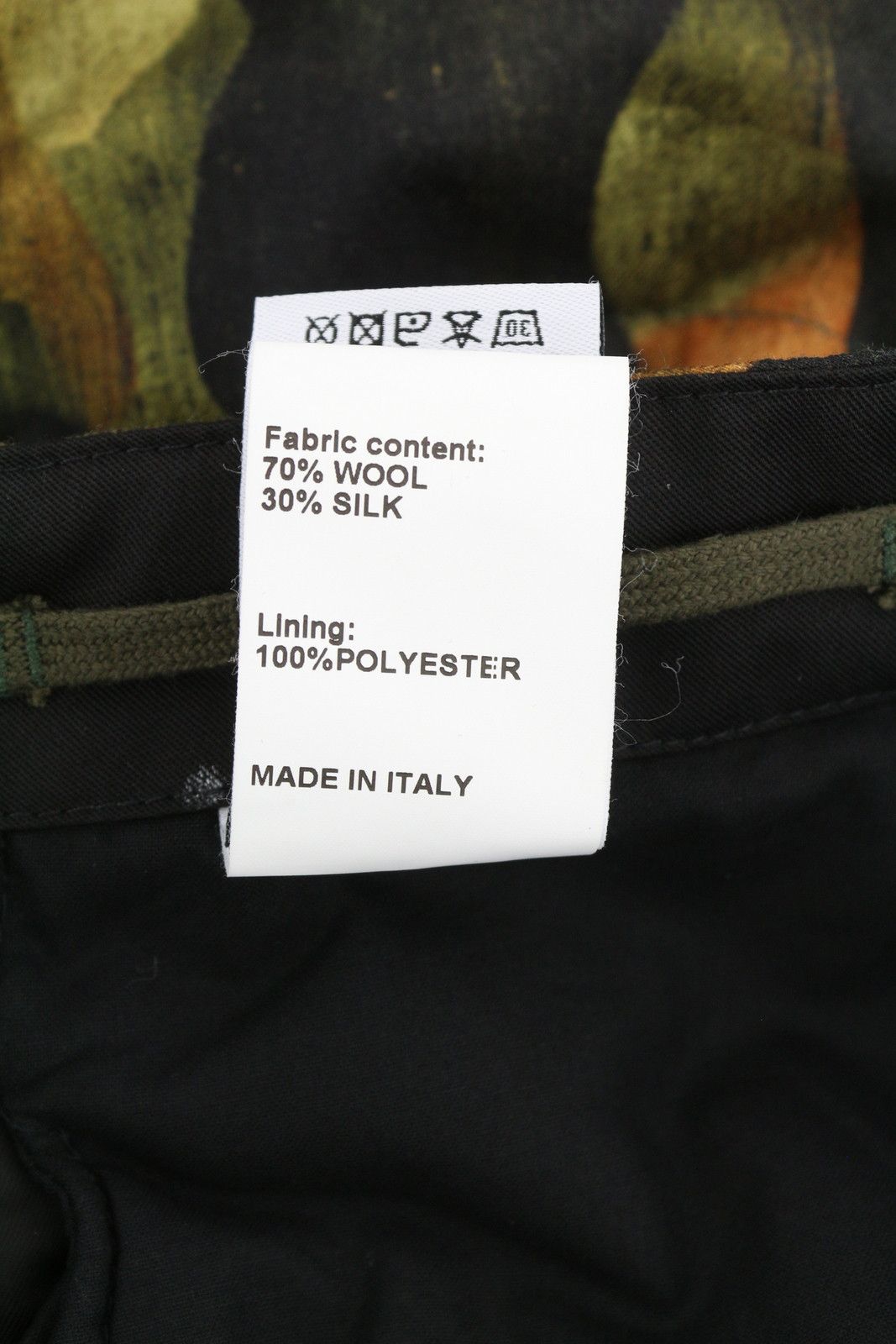 R13 PADDED MILITARY 28 Wool Silk Patterned Cropped FW25 86551 Size 28" / US 6 / IT 42 - 9 Thumbnail