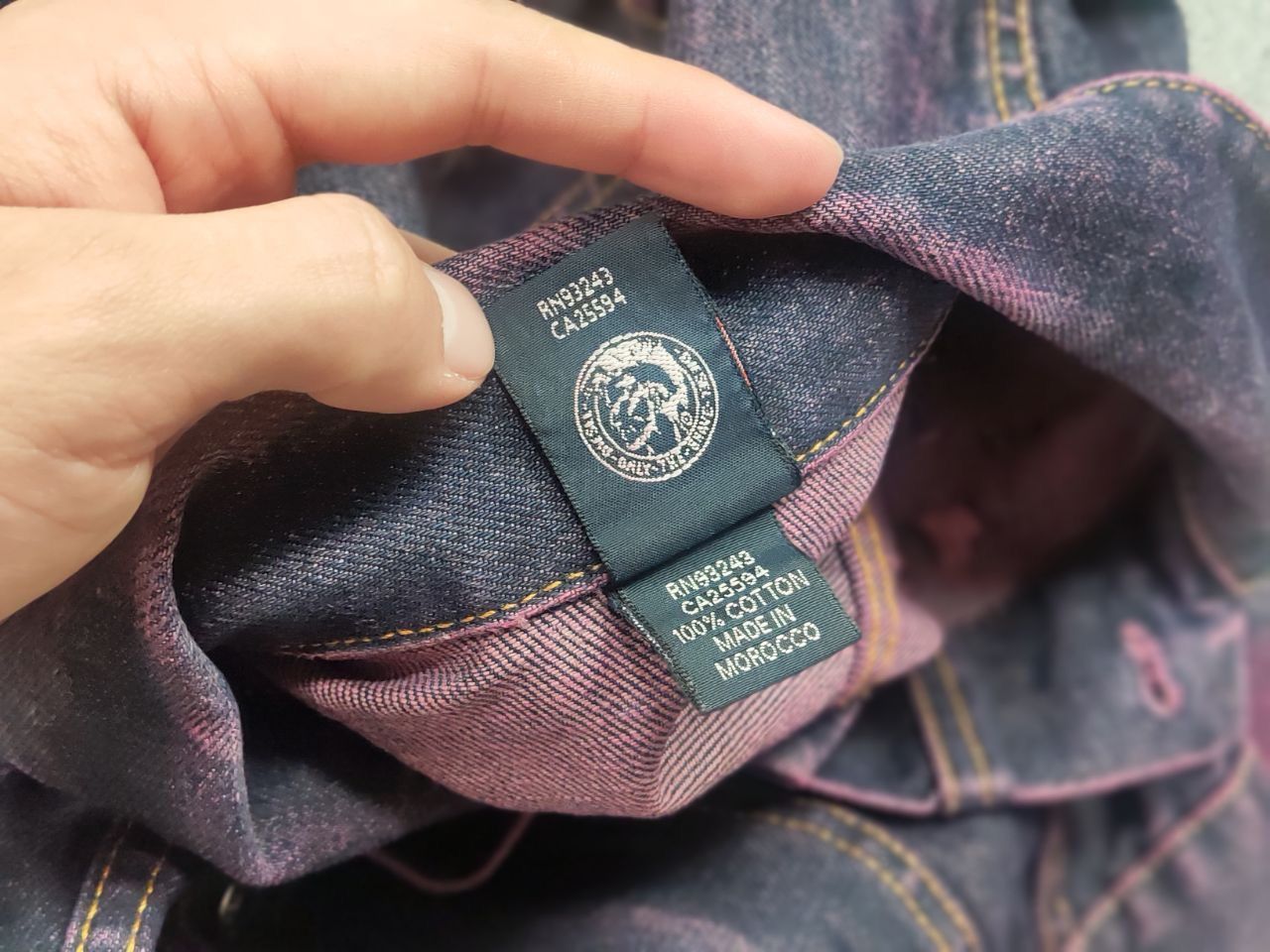 Vintage Diesel Track Dyed Jacket if six was nine Y2K Style