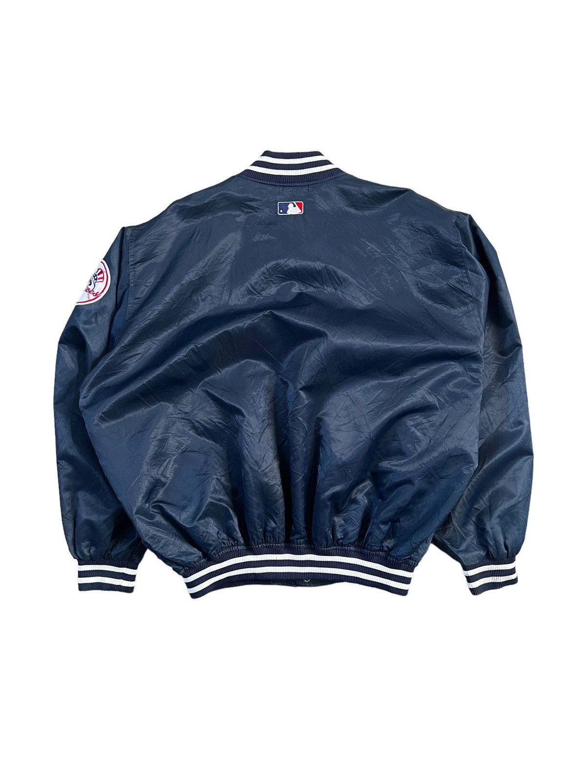 Majestic × New York Yankees × Vintage Vintage Majestic New York Yankees Bomber Jacket Size US XXL / EU 58 / 5 - 2 Thumbnail