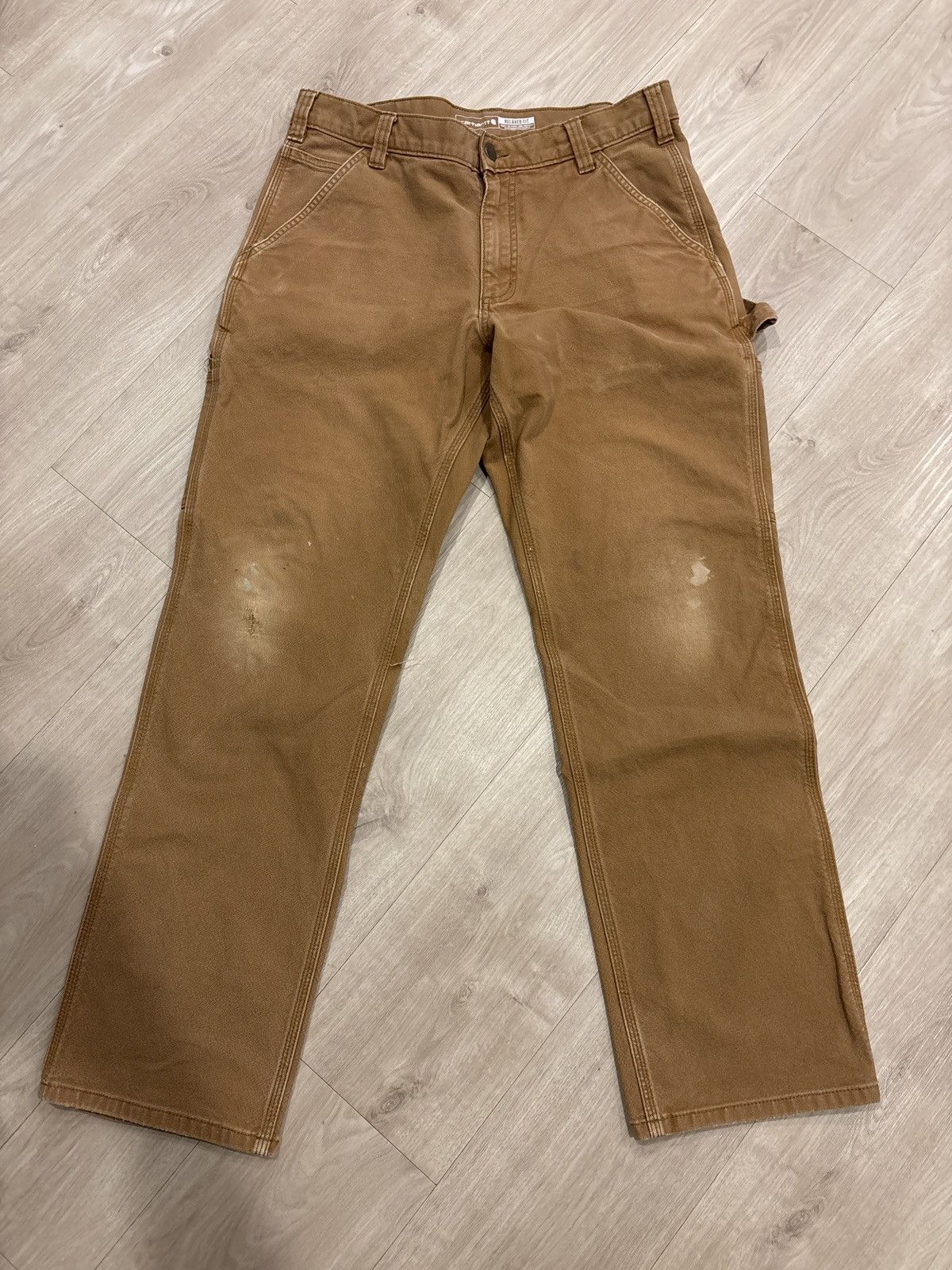 Carhartt Carhartt workwear distressed pants Size US 33 - 1 Thumbnail