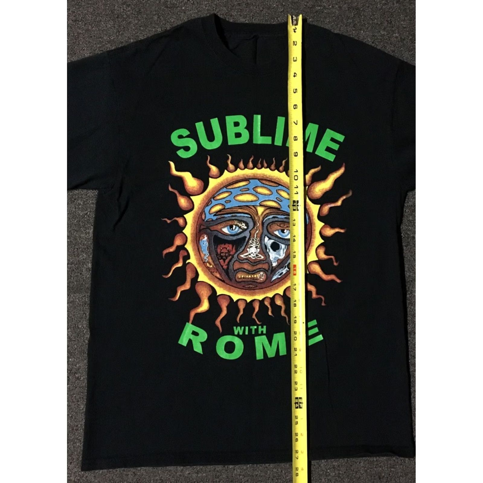 Drome Sublime With Rome 2015 Tour Shirt M Concert Punk Rock Nirvana 311 Grunge Vtg 90s Shirt Mens Black Graphic Tee Hippoie? Size US M / EU 48-50 / 2 - 7 Thumbnail