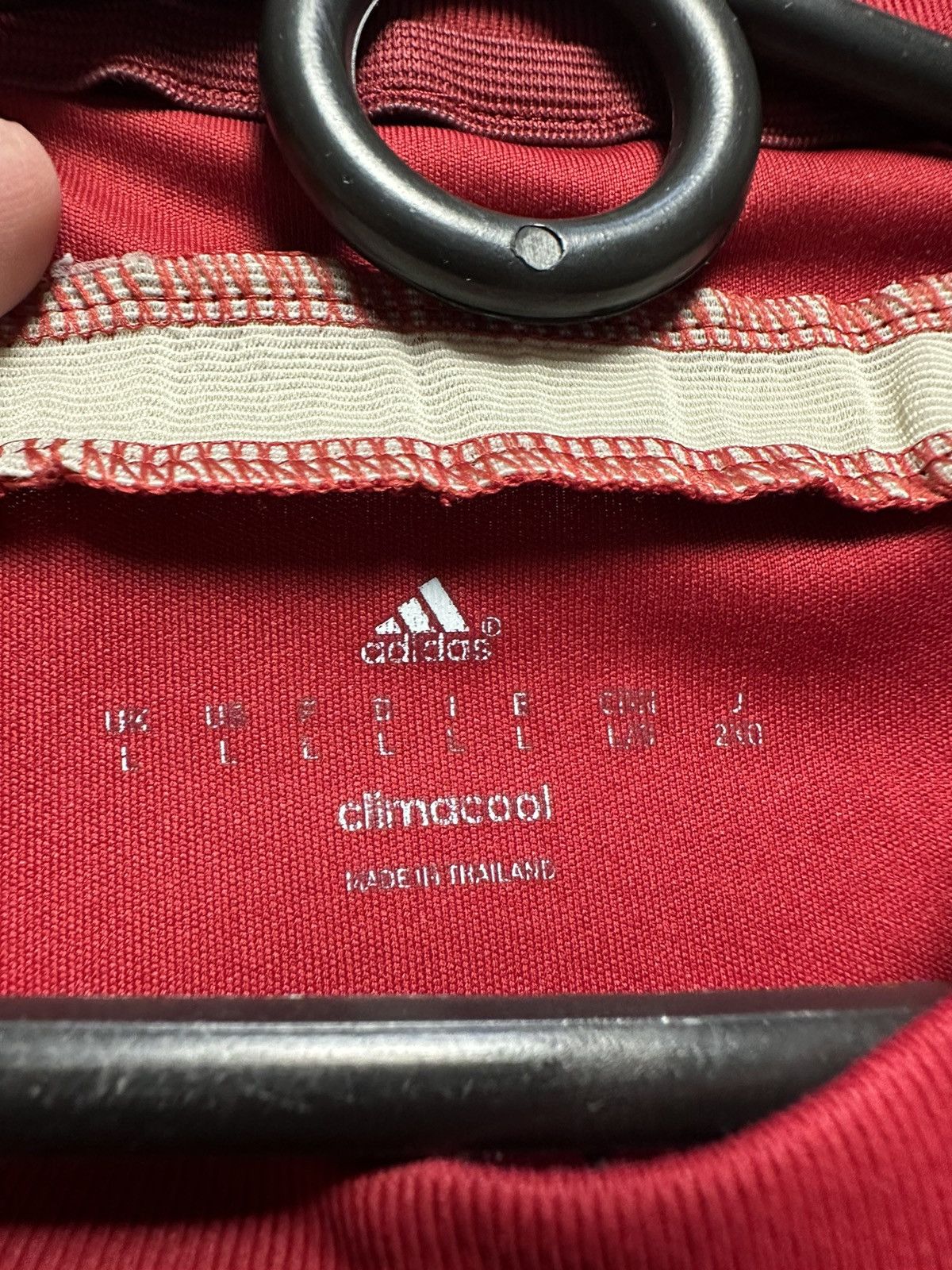 Adidas × Vintage Vintage adidas Spain soccer jersey size L red Size US L / EU 52-54 / 3 - 6 Thumbnail