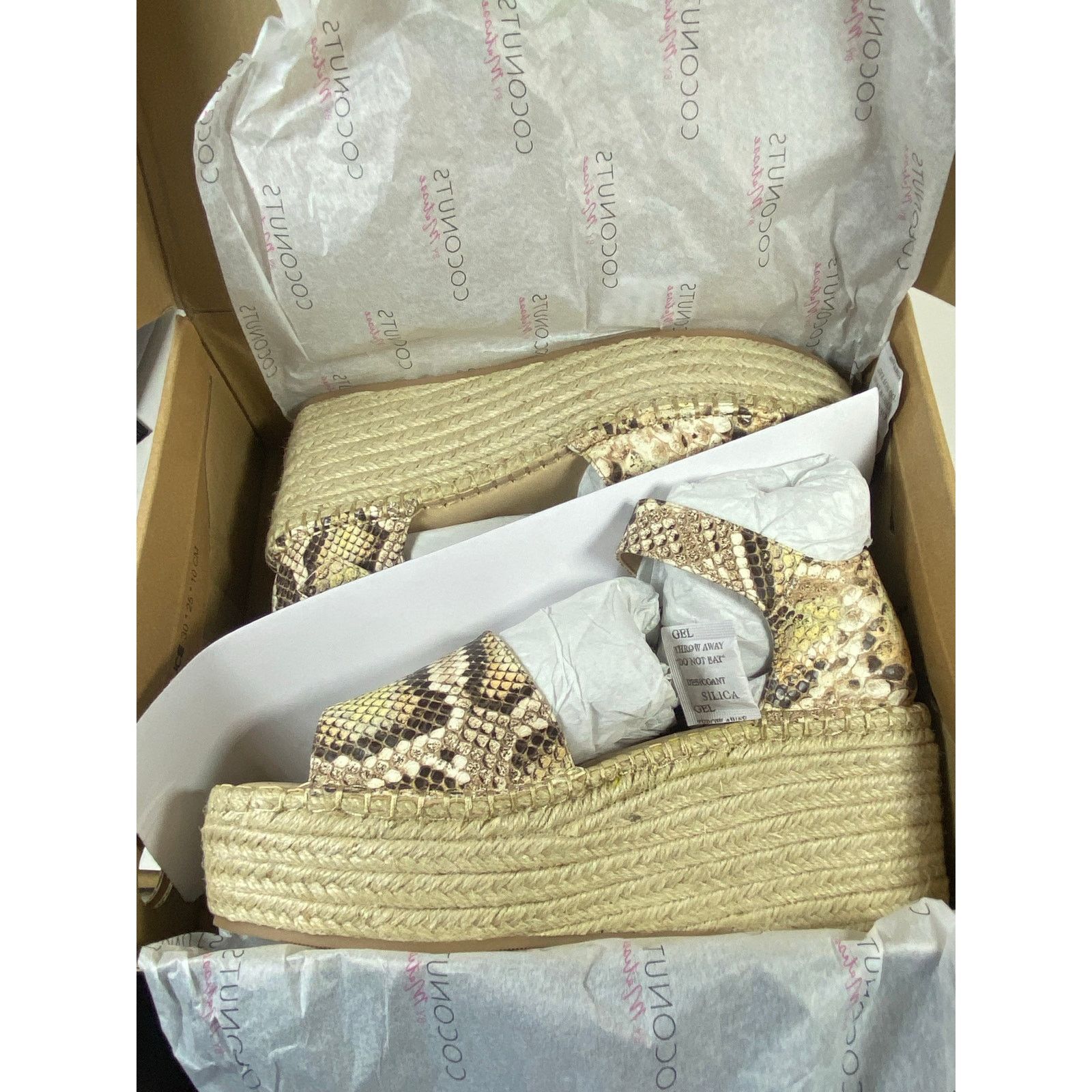 Matisse Coconuts Matisse Flirty Natural Snakeskin Espadrille Wedge Size US 10 / IT 40 - 5 Thumbnail