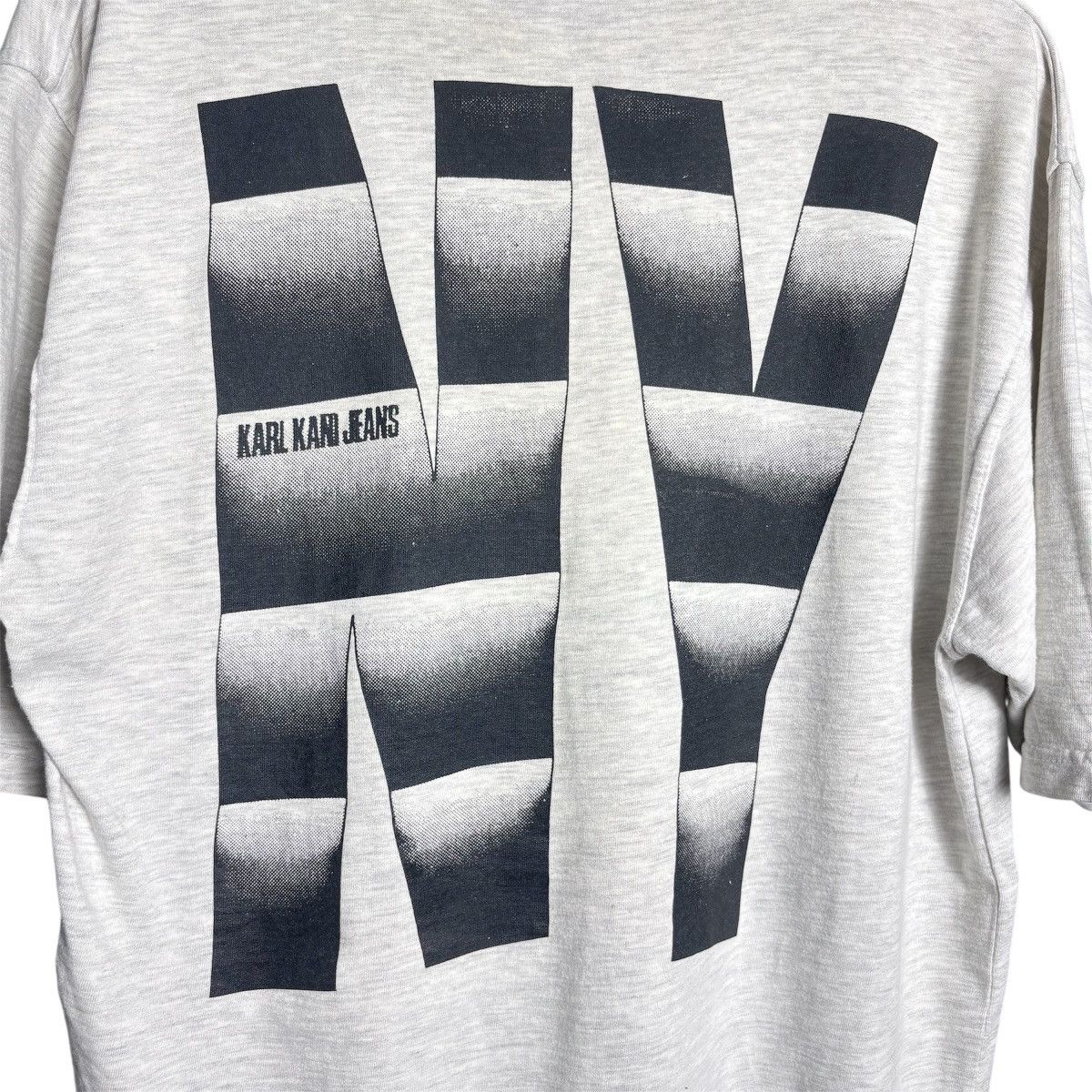 Karl Kani × Vintage Vintage 90s Karl Kani NY Logo Jumper Crewneck T-Shirt Size US L / EU 52-54 / 3 - 3 Thumbnail