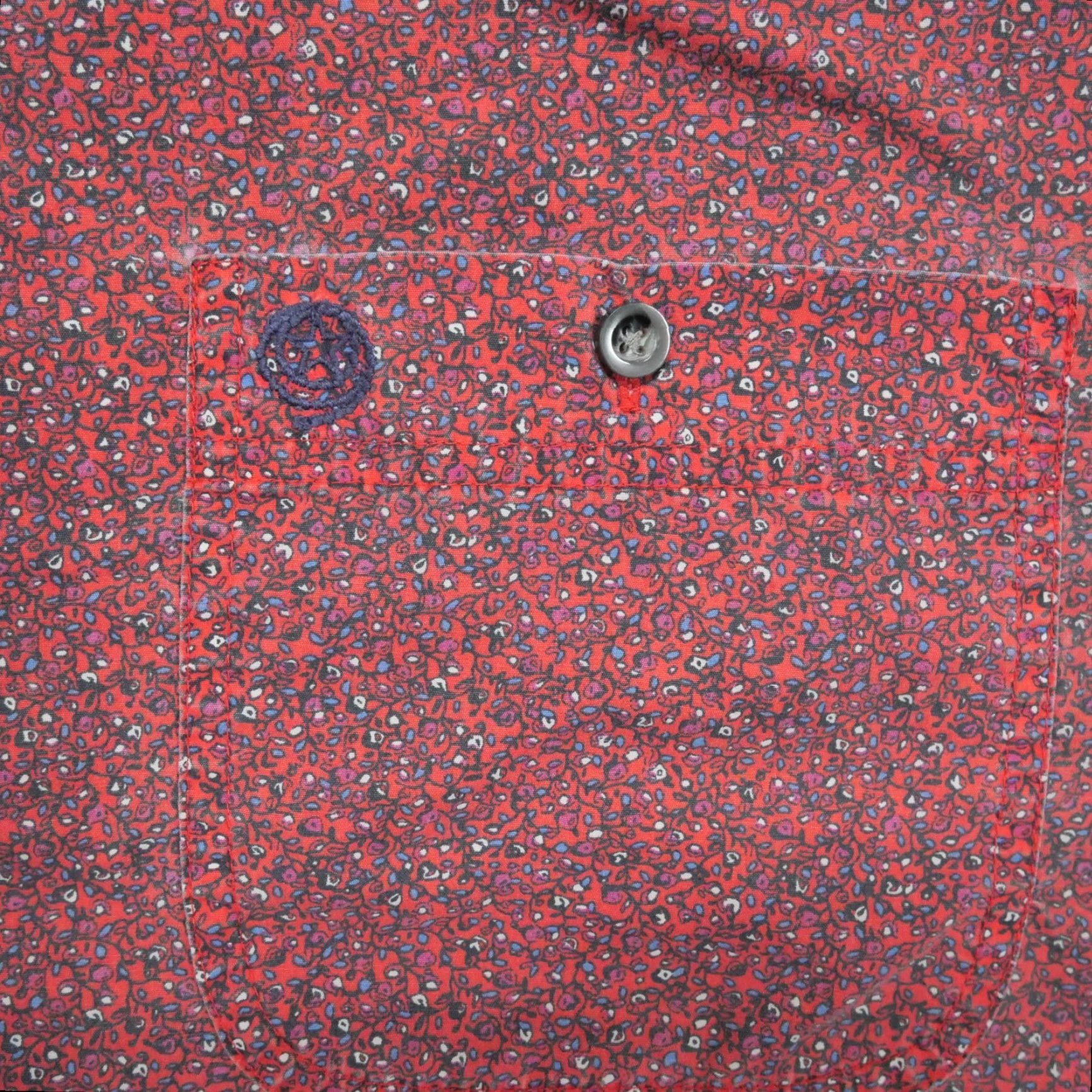 Wrangler VINTAGE Wrangler Shirt Mens 2XL Red Button Up Floral George Strait 90s Country Western Mens Shirt Size US XXL / EU 58 / 5 - 2 Thumbnail