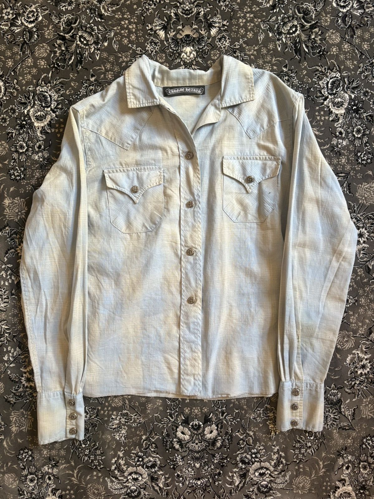 Chrome Hearts Chrome Hearts Fleur Patch Flannel Size US S / EU 44-46 / 1 - 2 Thumbnail