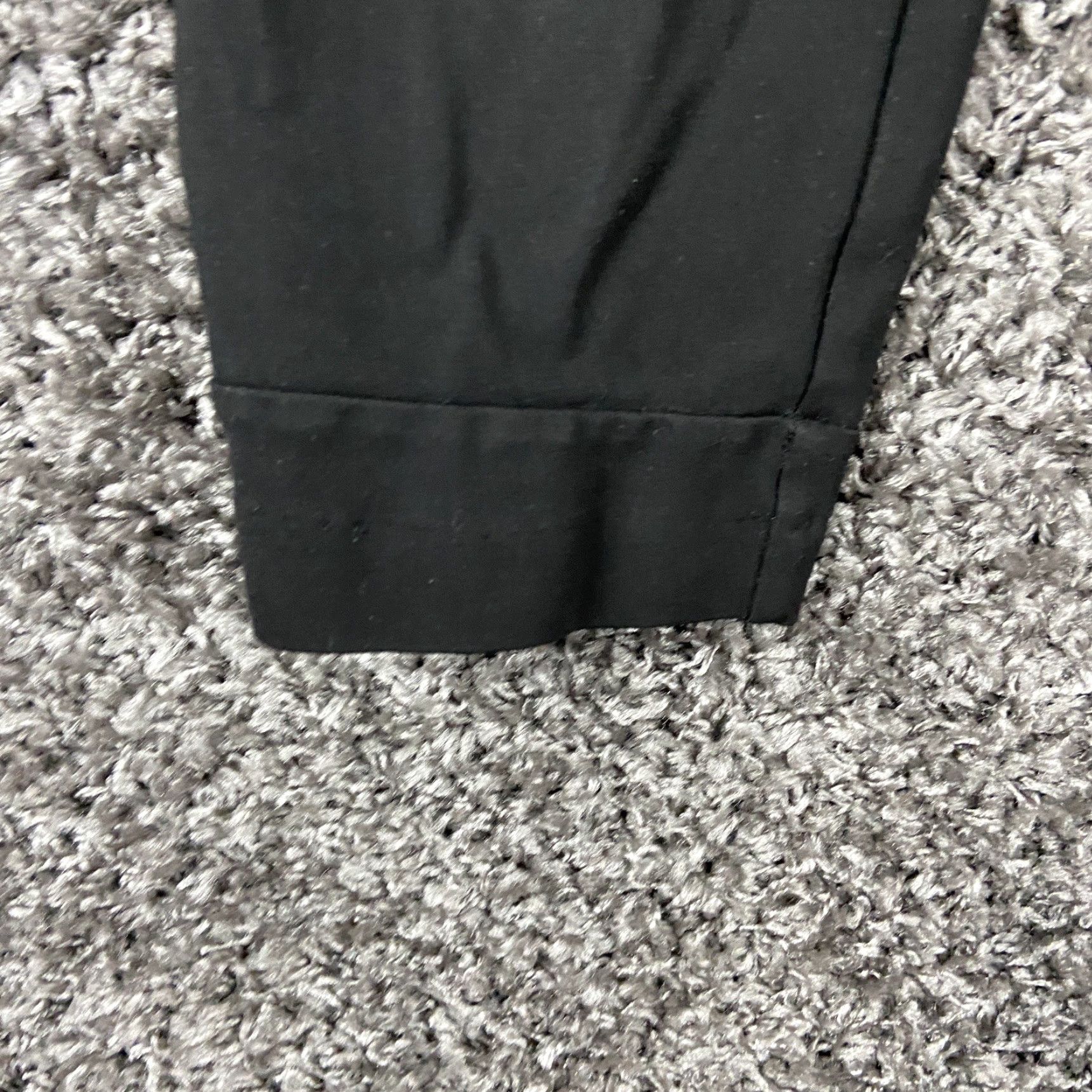 Vintage Ivanka Trump Pants Women M Black Skinny Zipper Pockets Womens Size 32" / US 10 / IT 46 - 2 Thumbnail