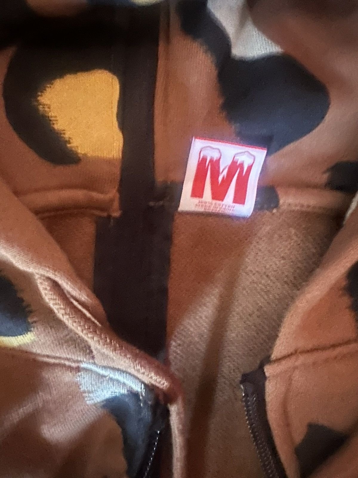 Icecream Ice Cream brown leopard print zip up Hoodie Size L Size US M / EU 48-50 / 2 - 7 Thumbnail
