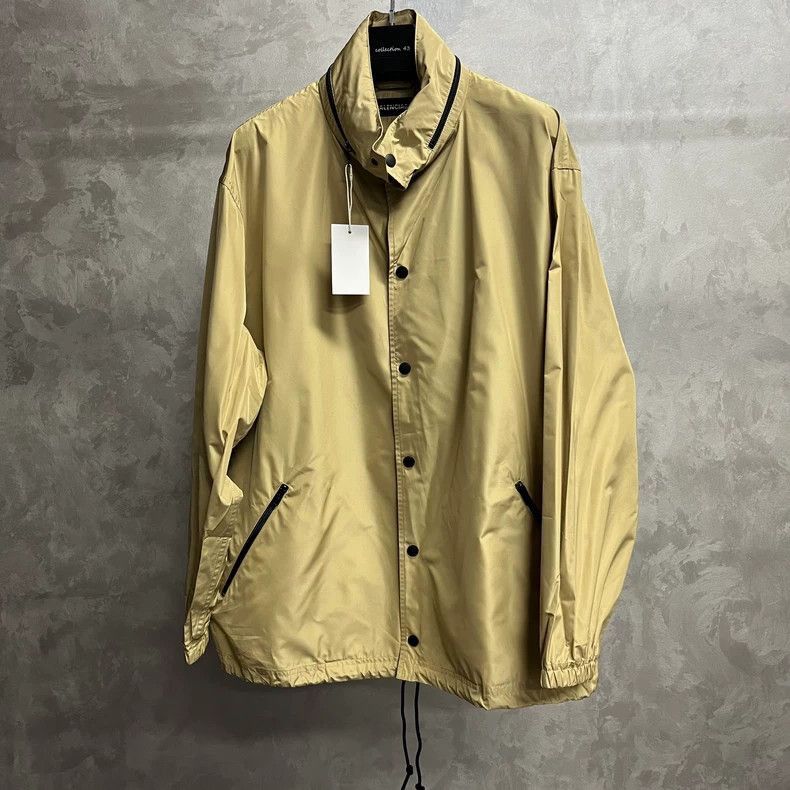 Balenciaga Balenciaga Khaki Logo Jacket-2506 Size US M / EU 48-50 / 2 - 1 Thumbnail
