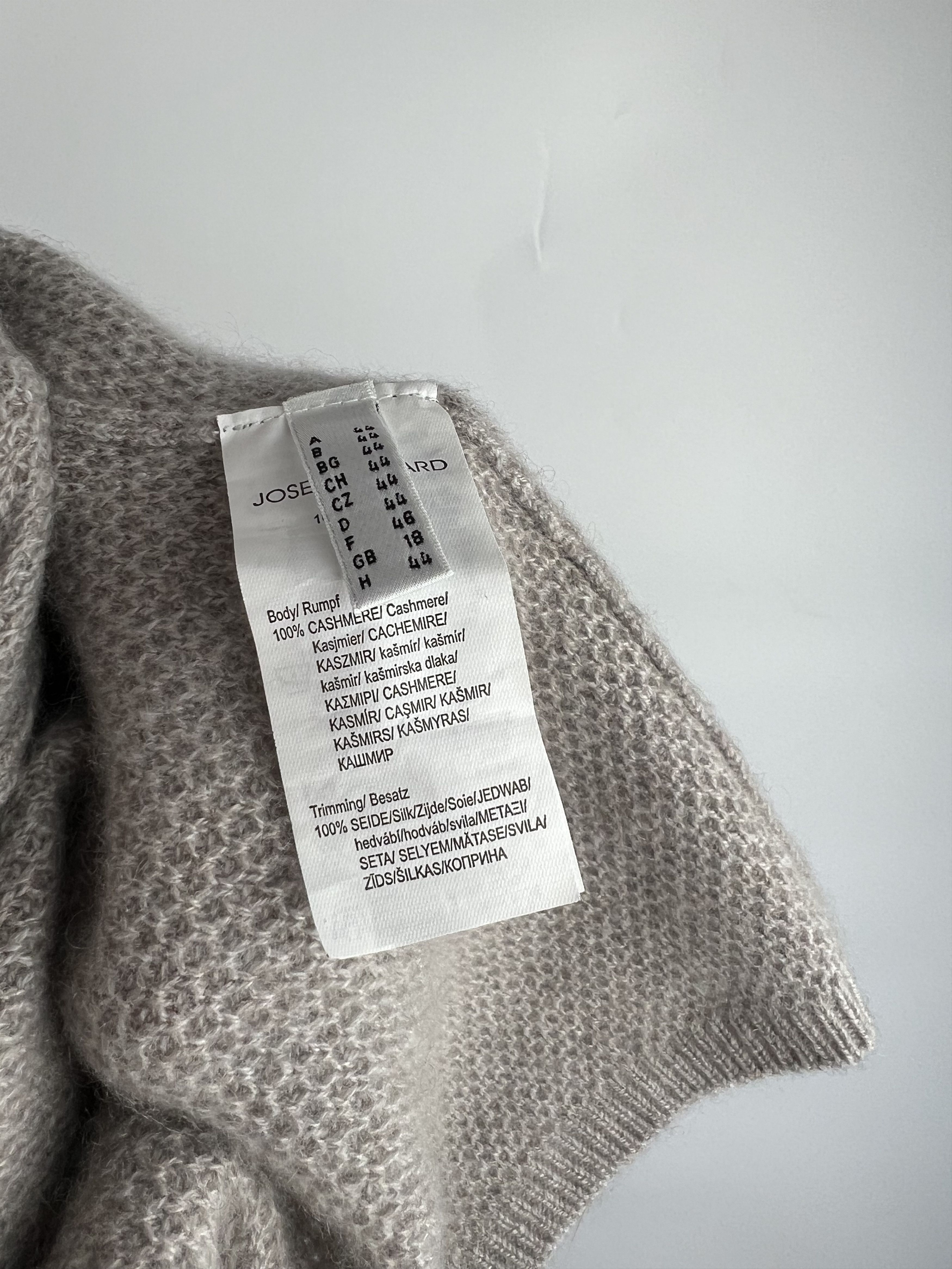 Joseph Joseph Janard Gray 100% Cashmere Sweater Size XL Size XL / US 12-14 / IT 48-50 - 7 Thumbnail