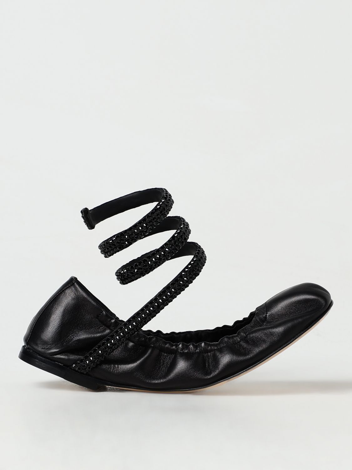 image of Rene Caovilla Ballet Flats Woman Black, Women's (Size 8)