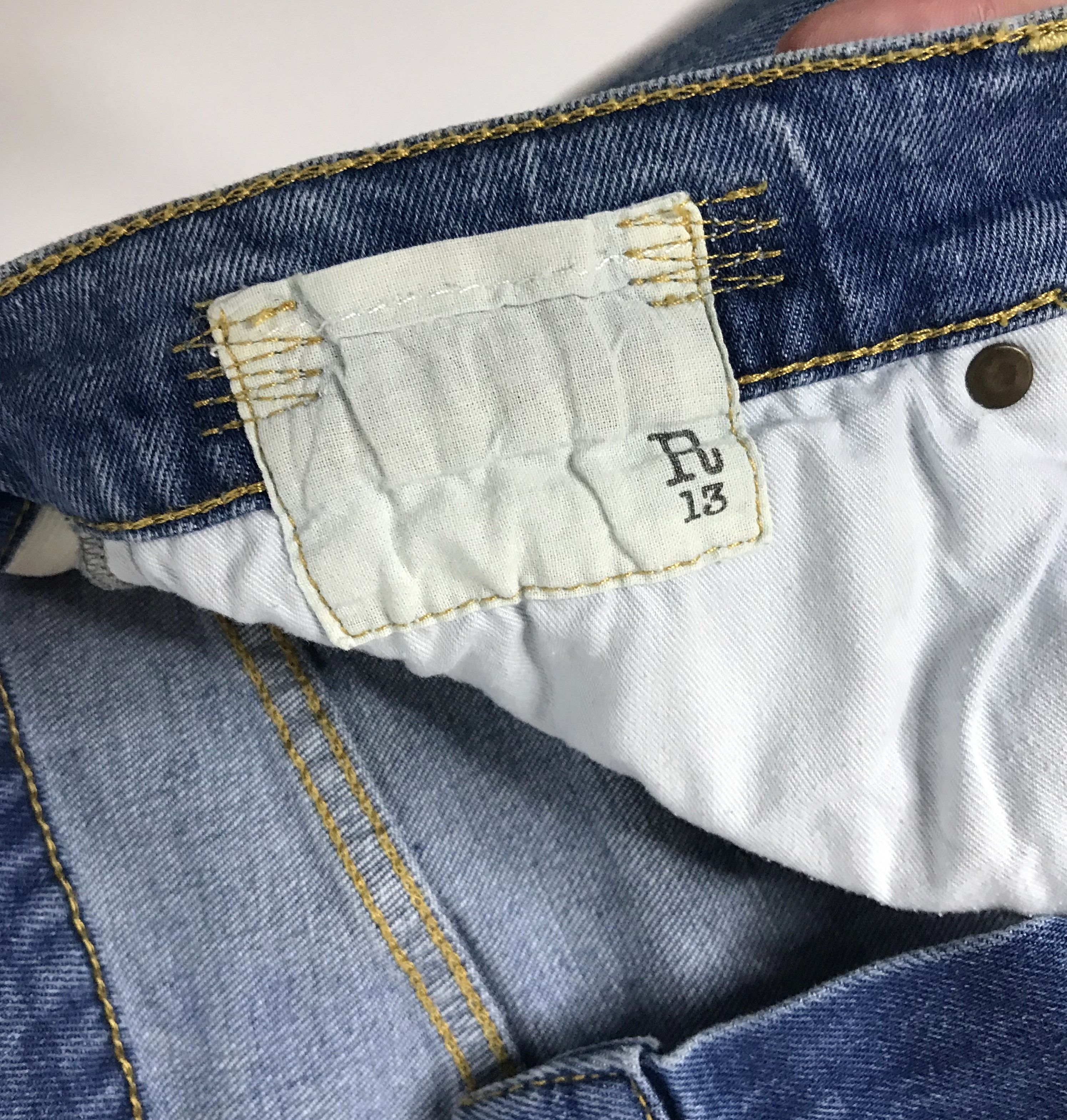 R13 R13 Skate Denim Jeans Mens Sz 34 Size US 34 / EU 50 - 8 Thumbnail