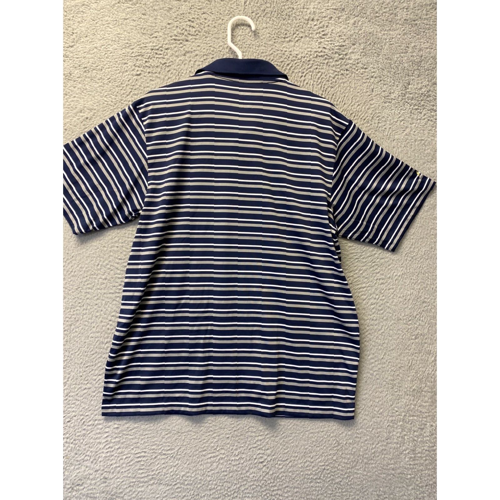 Vintage Majestic Polo Shirt Mens L Blue White Gray Golf San Diego Casual Adult 112-30 Size US L / EU 52-54 / 3 - 8 Thumbnail