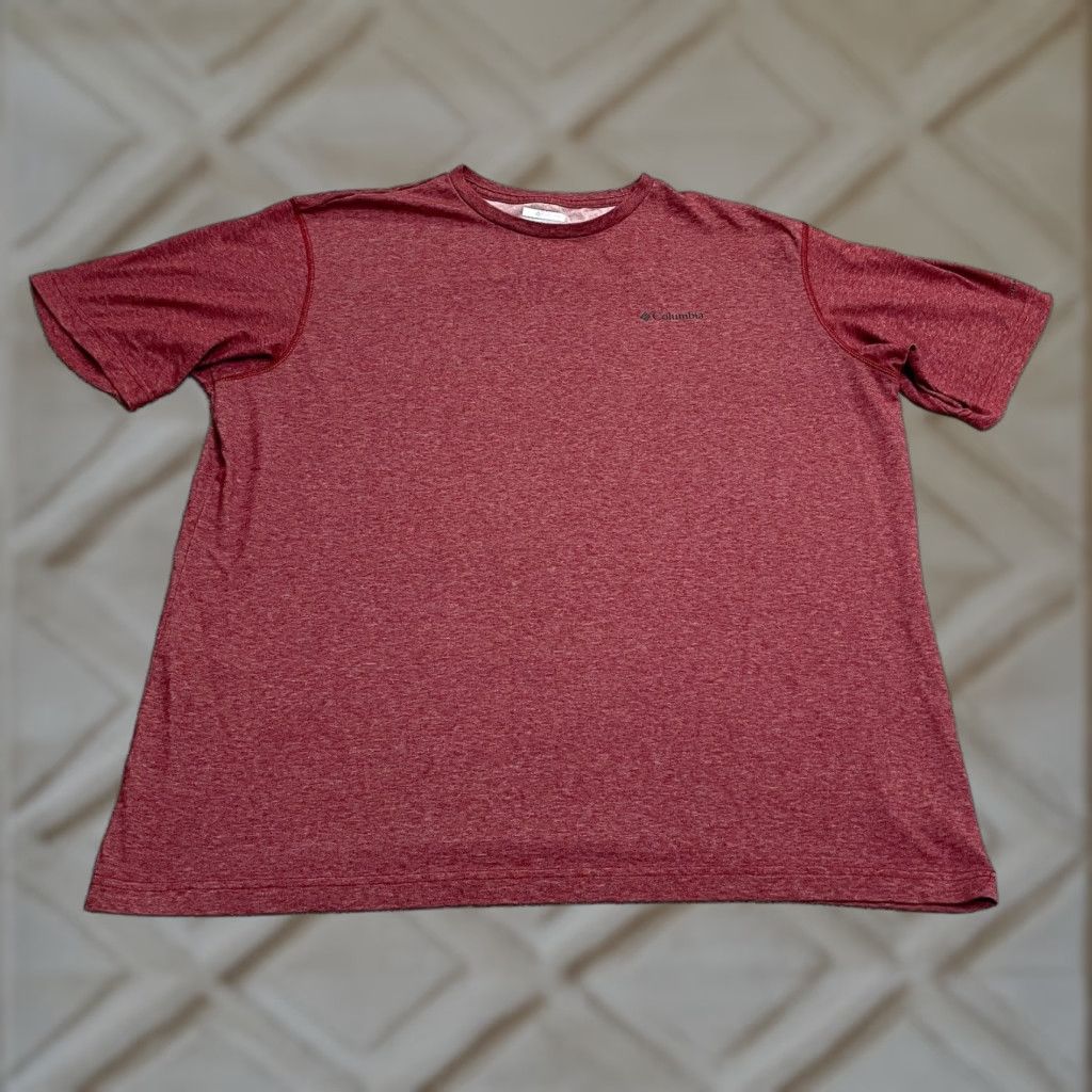 Vintage Columbia Omni Wick T-Shirt Men XXL Red Crew Neck Short Sleeve Active Outdoor Tee Size US XXL / EU 58 / 5 - 1 Thumbnail
