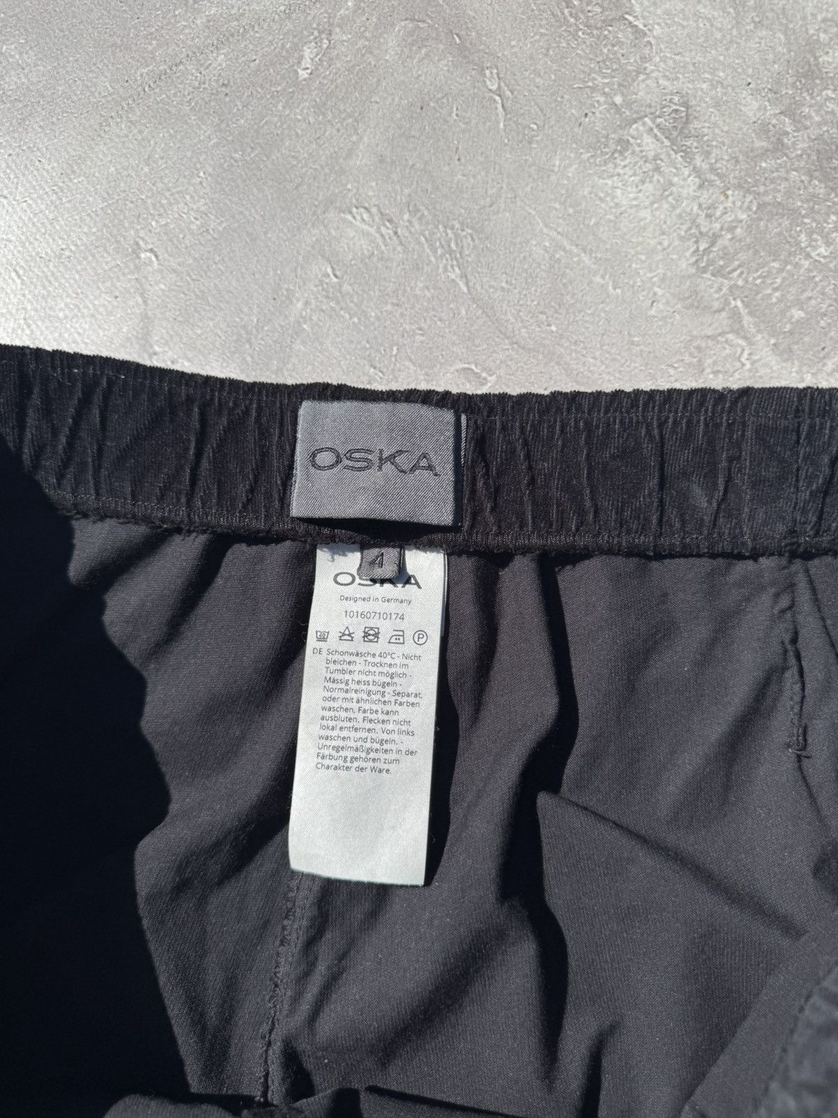 OSKA OSKA Corduroy Black Baggy Pants Size 4 Size 36" / US 14 / IT 50 - 8 Thumbnail