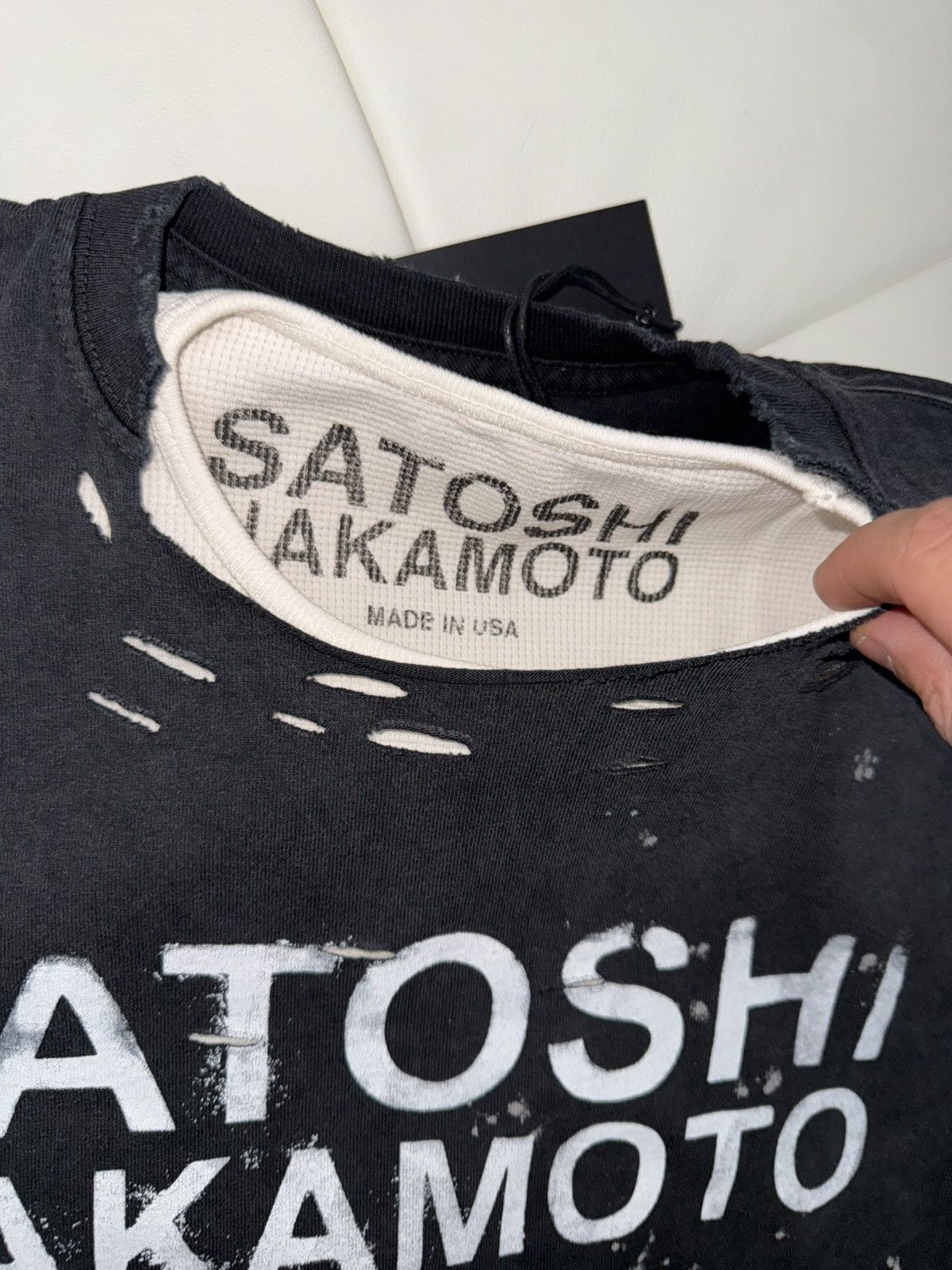 Satoshi Nakamoto Satoshi nakamoto double layered thermal t shirt Size US L / EU 52-54 / 3 - 4 Thumbnail